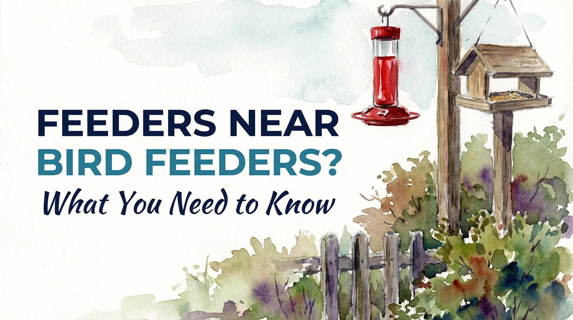 Should You Place Hummingbird Feeders Near Bird Feeders?