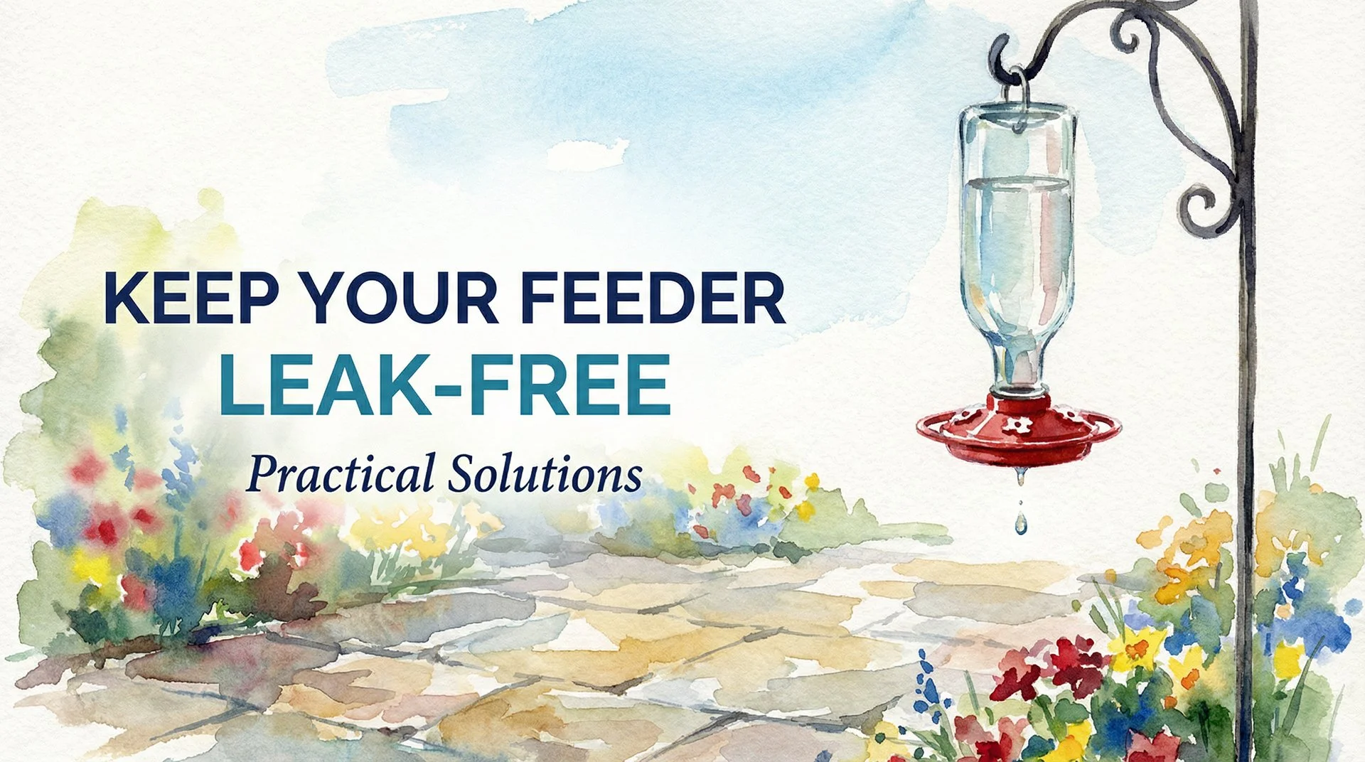 Keep Your Hummingbird Feeder Leak-Free: Practical Solutions