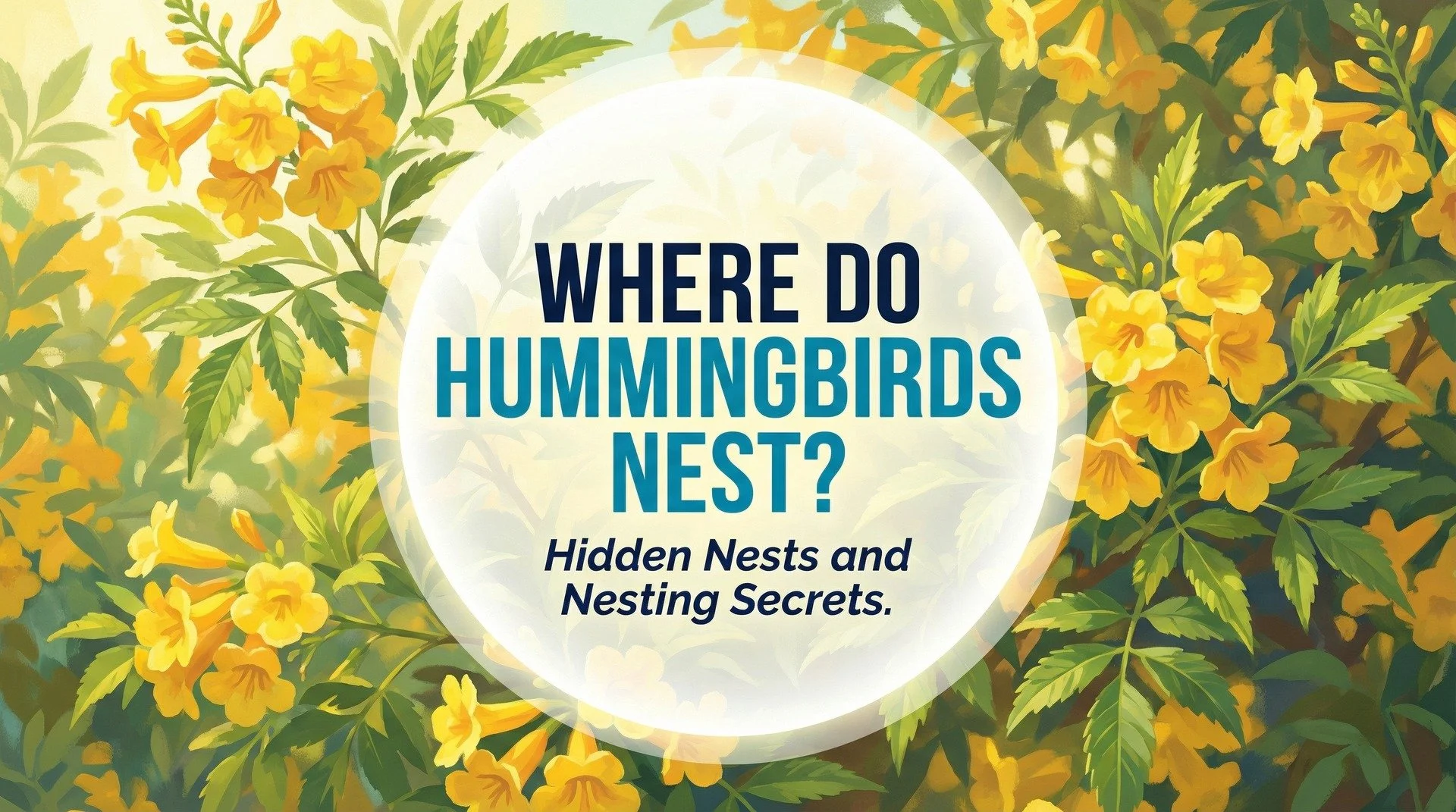 Where Do Hummingbirds Nest?