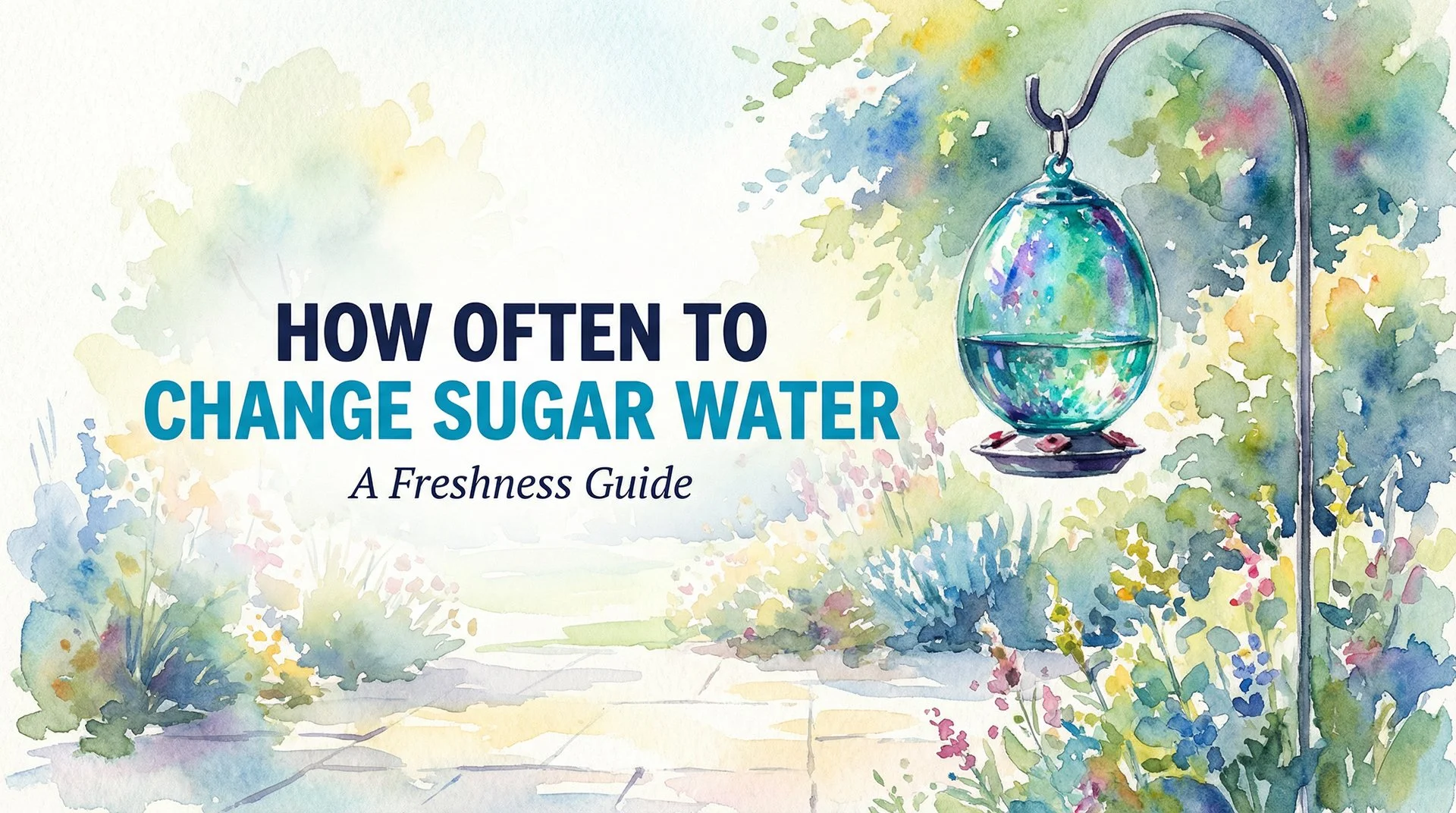 How Often to Change Sugar Water