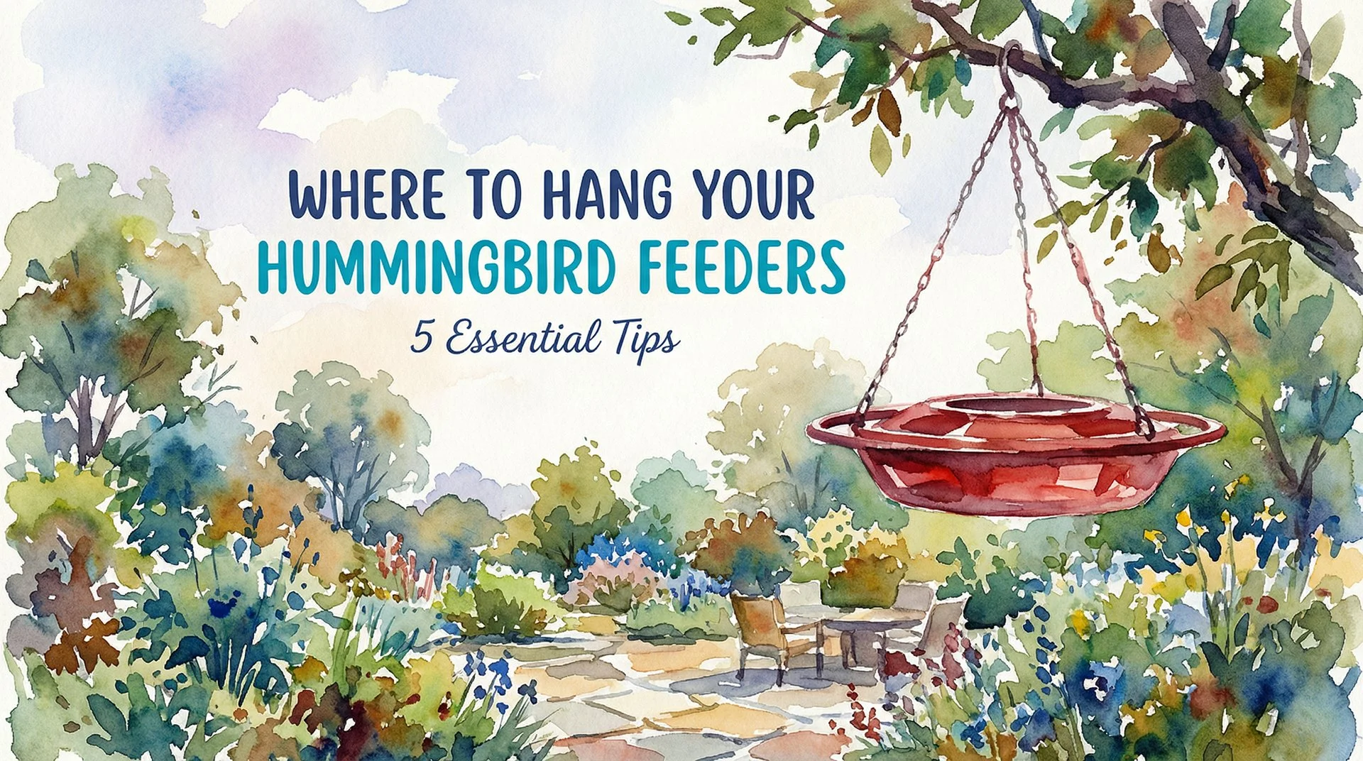 Wondering Where To Hang Your Hummingbird Feeders?: 5 Essential Tips