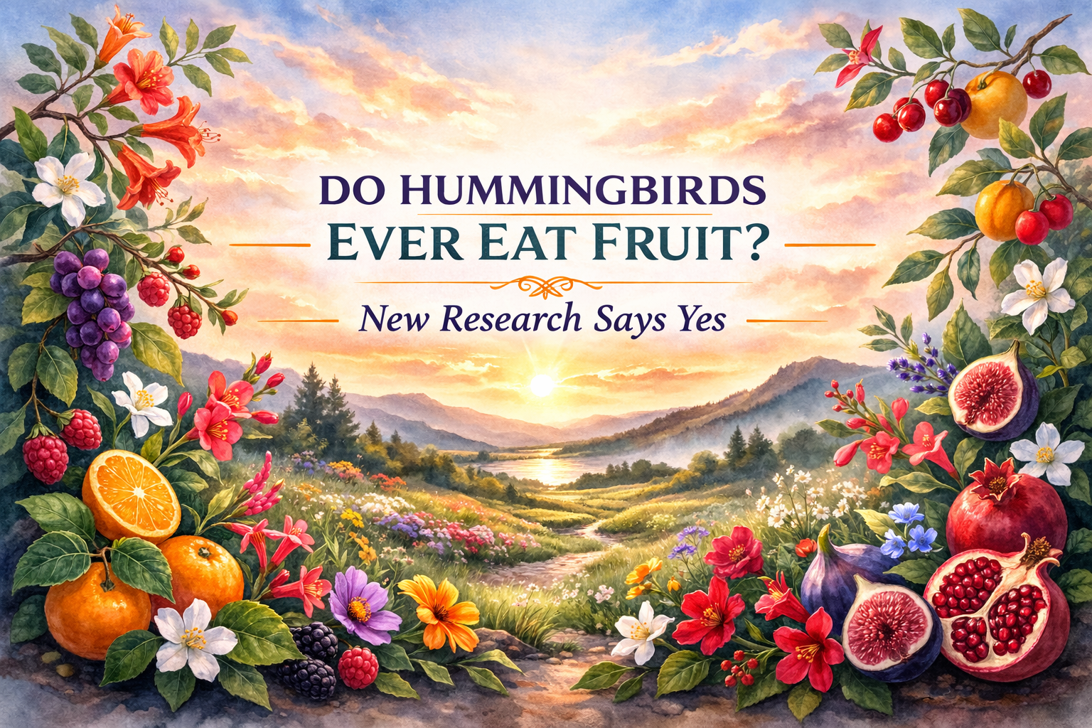 Do Hummingbirds Ever Eat Fruit? New Research Says Yes