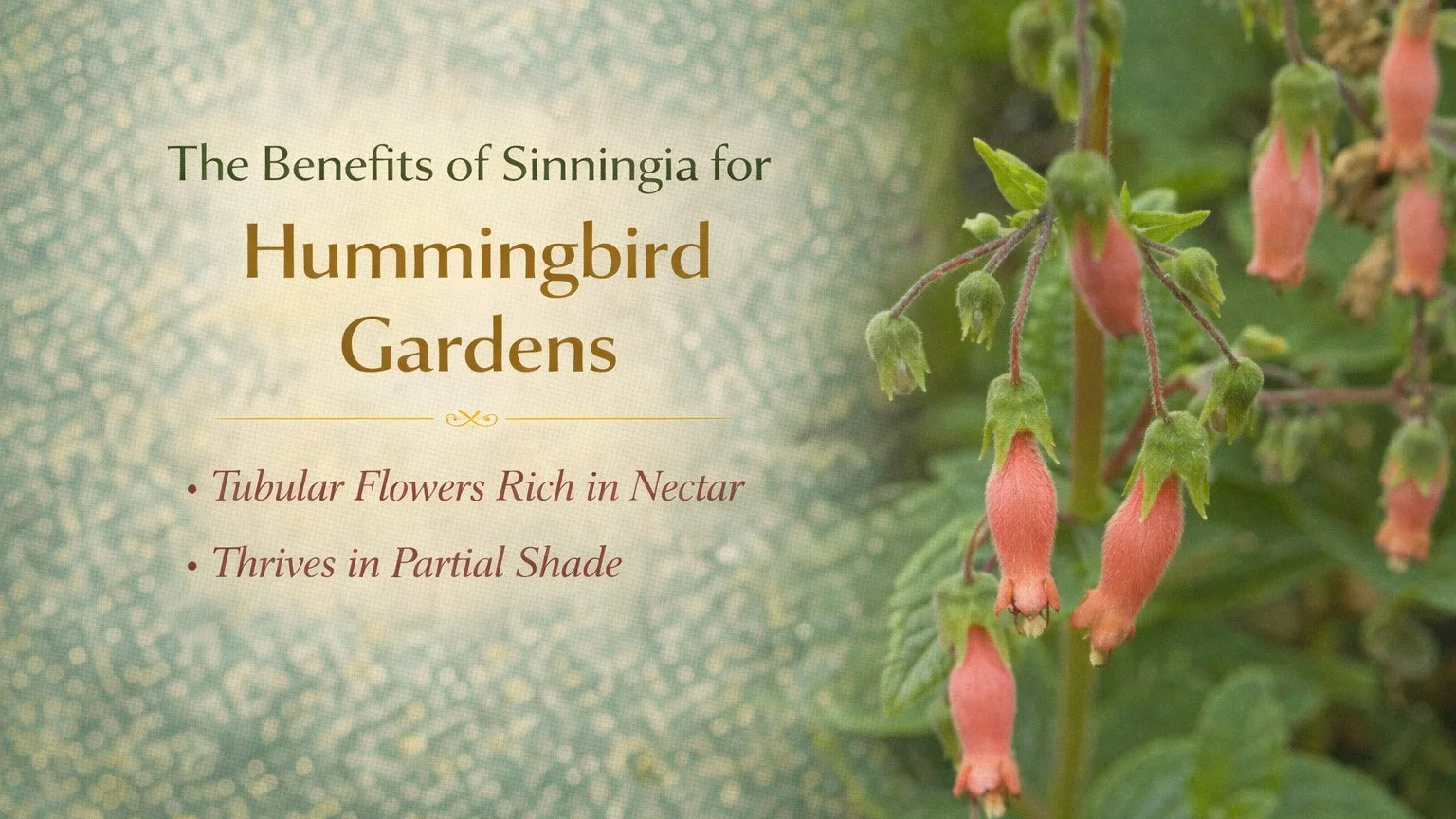 The Benefits of Sinningia for Hummingbird Gardens