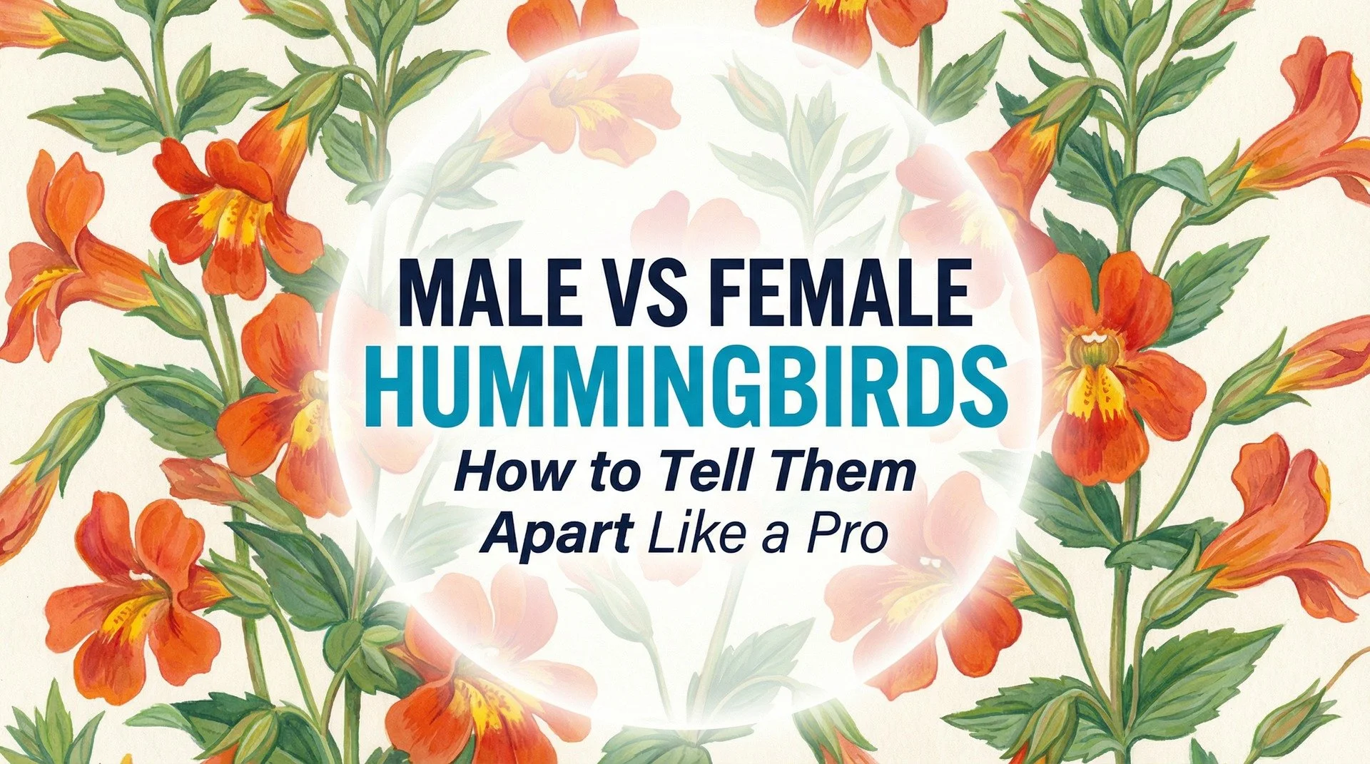 How to Tell Male and Female Hummingbirds Apart Like a Pro