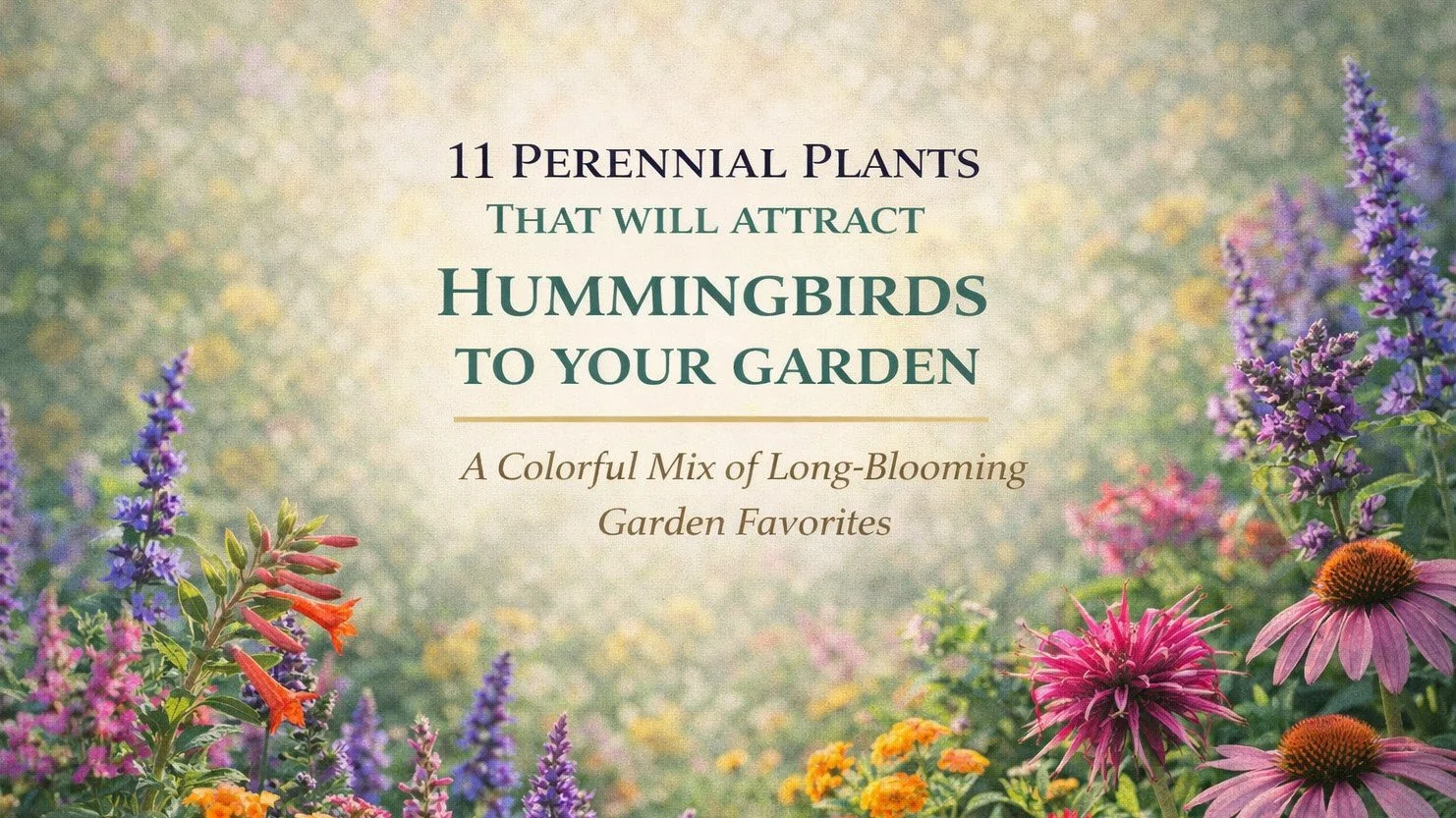 11 Perennial Plants That Will Attract Hummingbirds to Your Garden