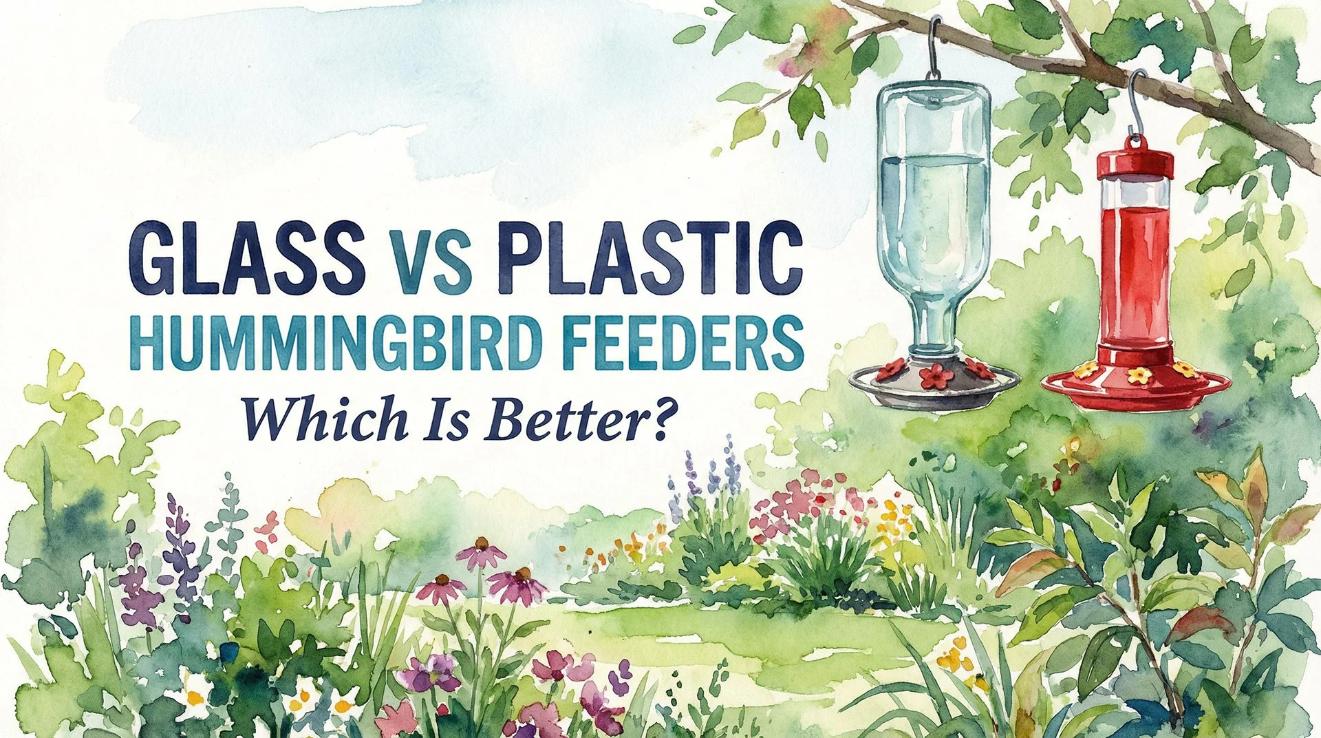 Glass vs. Plastic Hummingbird Feeders: Which is Better?