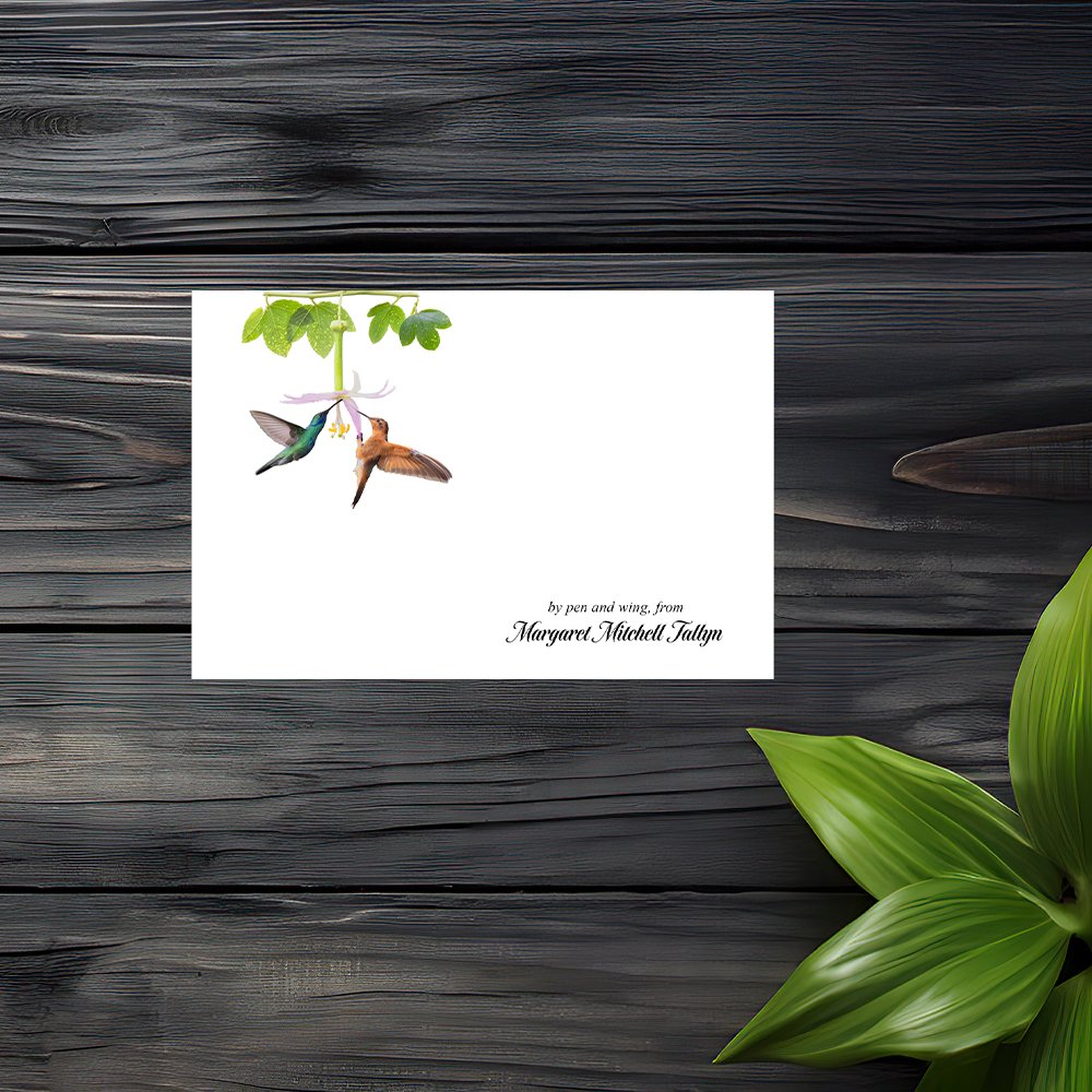 Set of 6 Personalized Note Cards