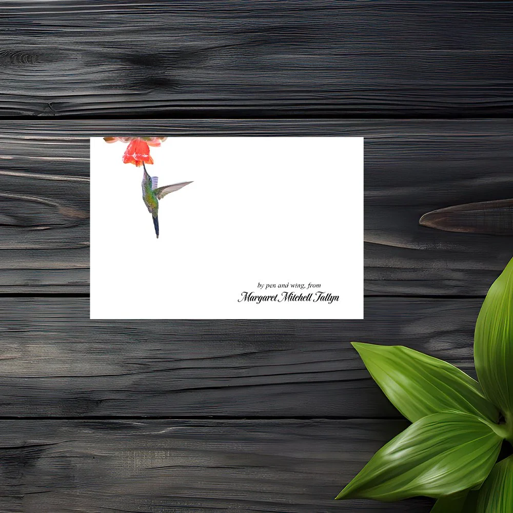 Set of 6 Personalized Note Cards