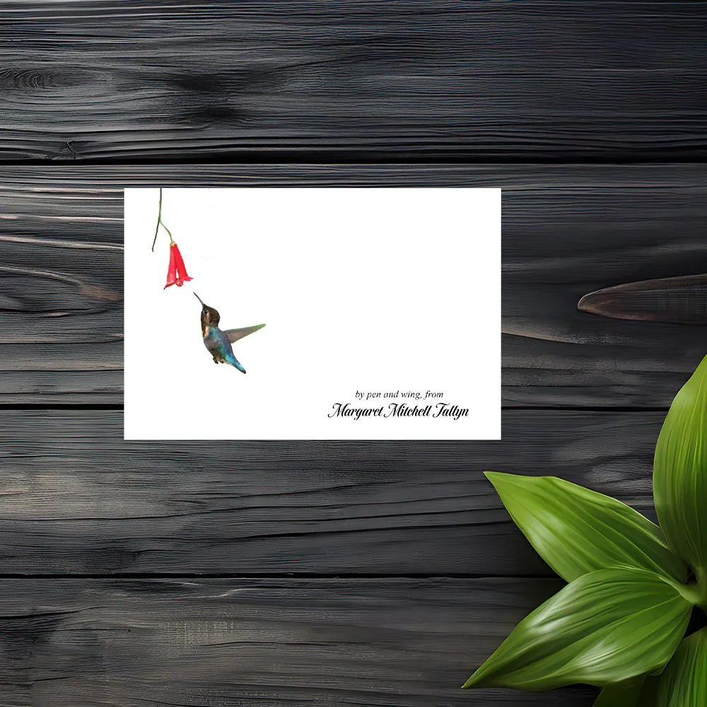 Set of 6 Personalized Note Cards