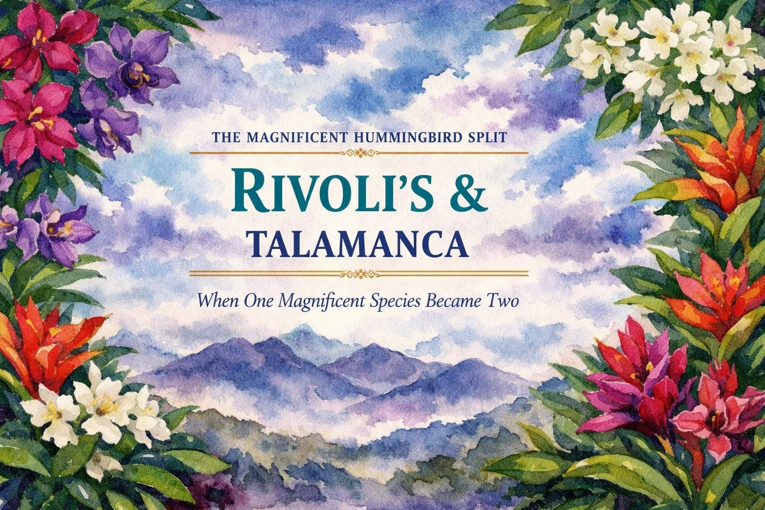 Discover the Magnificent Hummingbird Split: Rivoli's and Talamanca