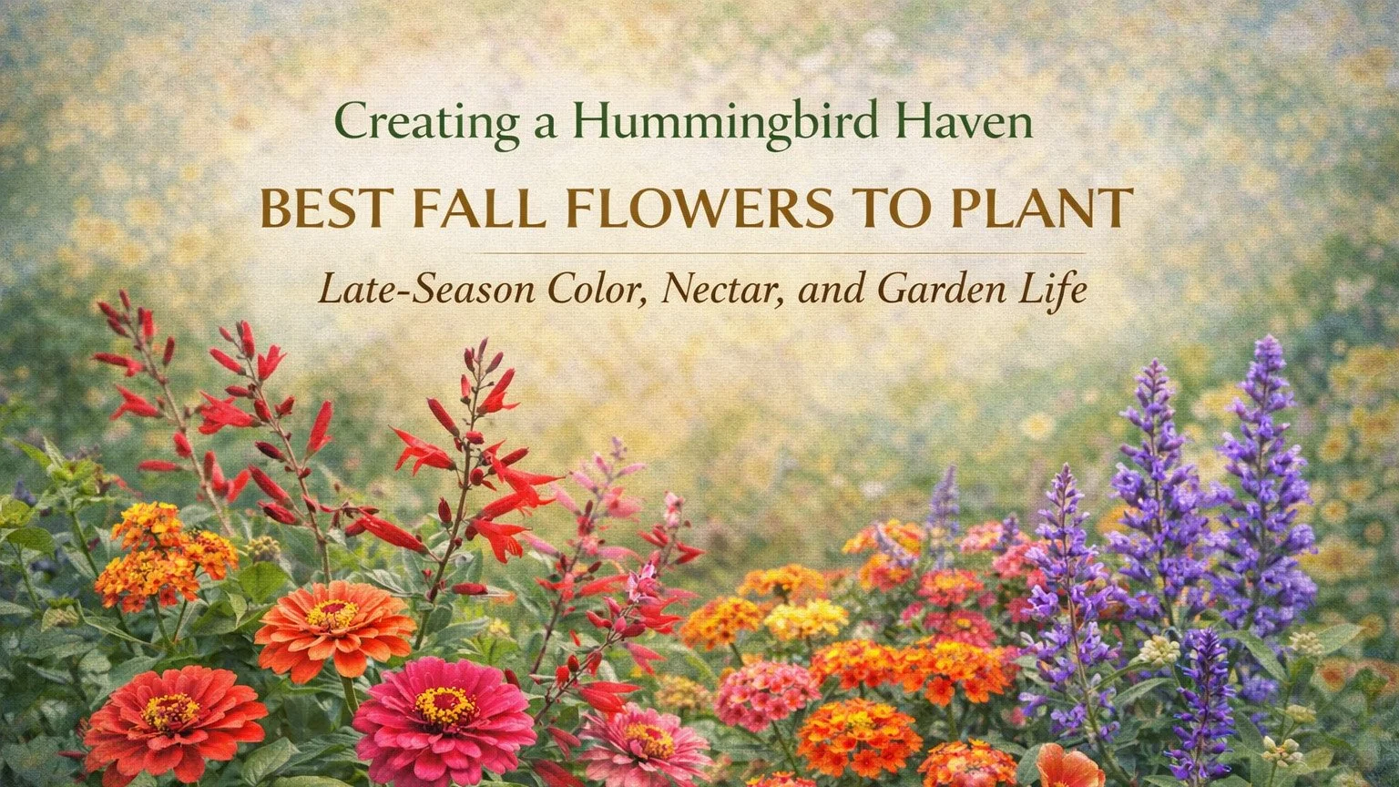 Creating a Hummingbird Haven: Best Fall Flowers to Plant