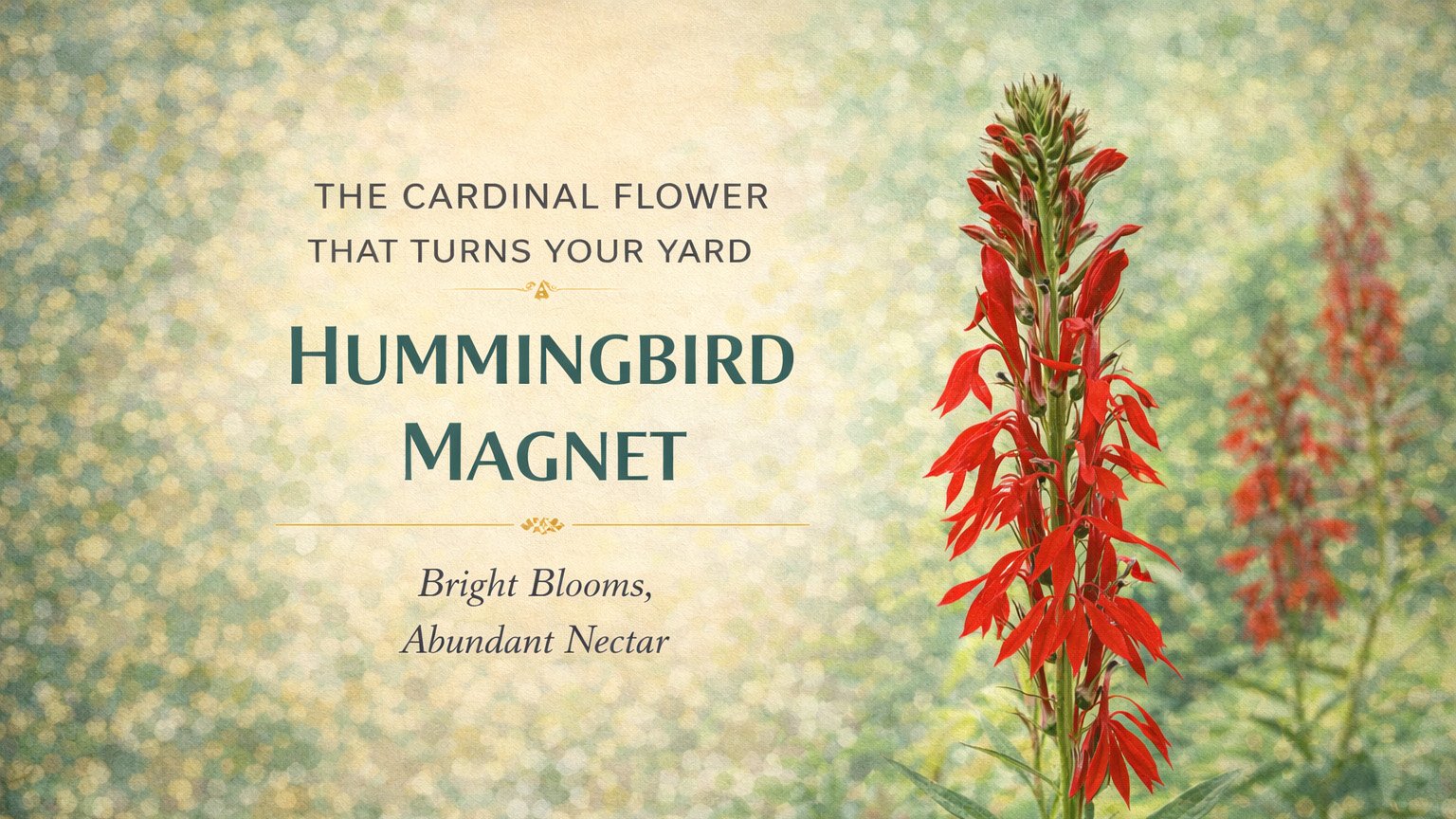 The Cardinal Flower That Turns Your Yard Into a Hummingbird Magnet