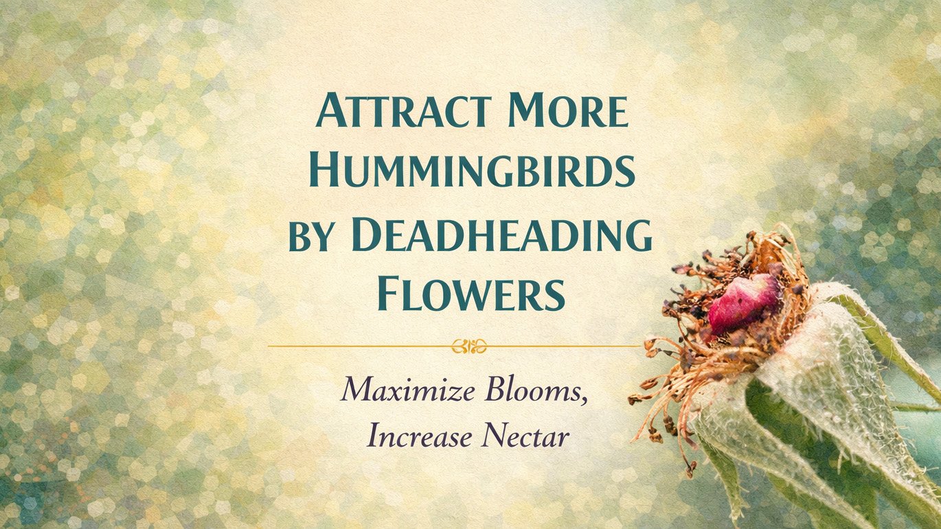 Attract More Hummingbirds by Deadheading Flowers