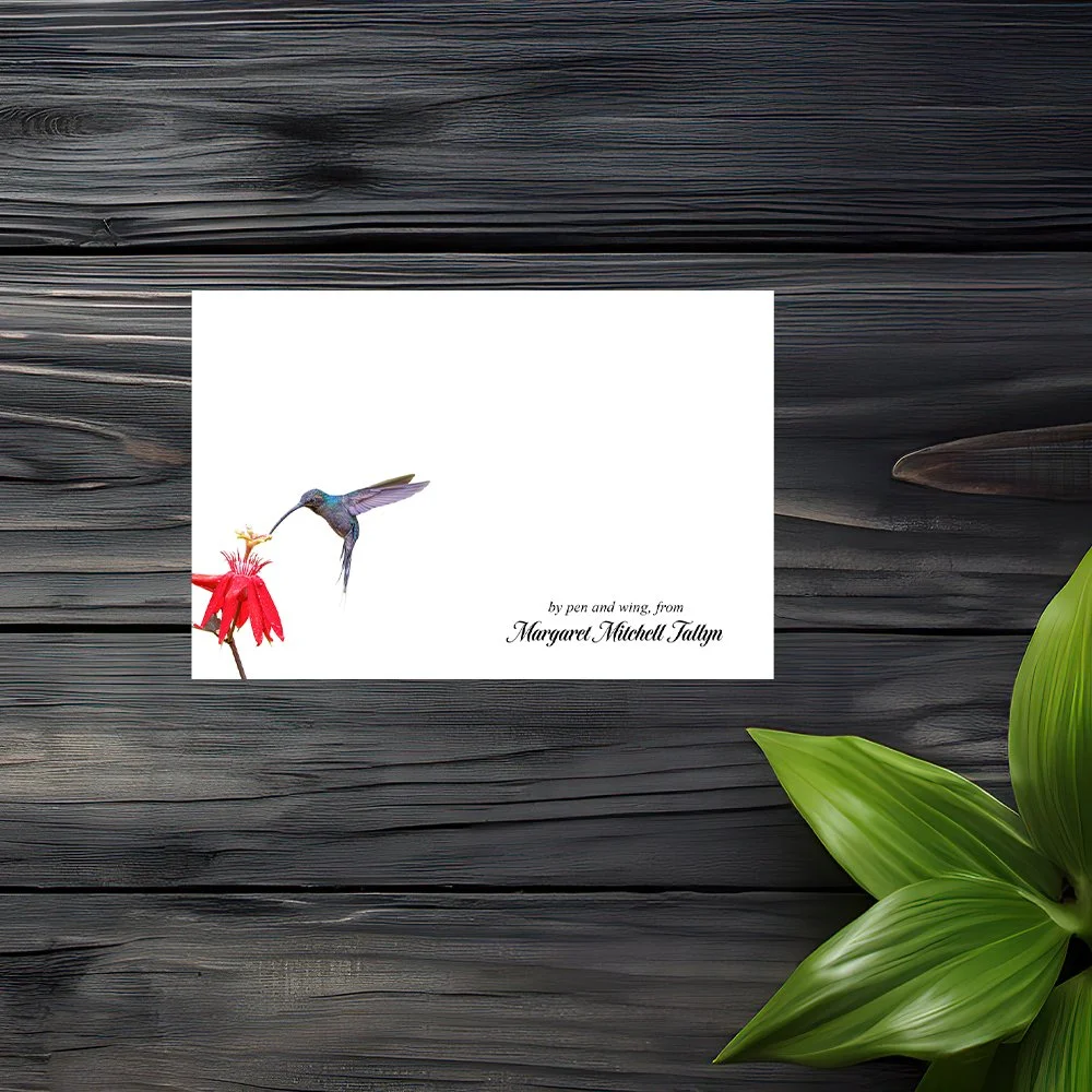 Set of 6 Personalized Note Cards