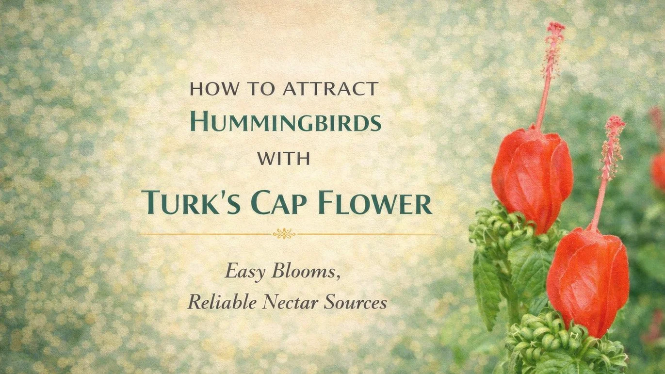 How to Attract Hummingbirds with Turk’s Cap Flower