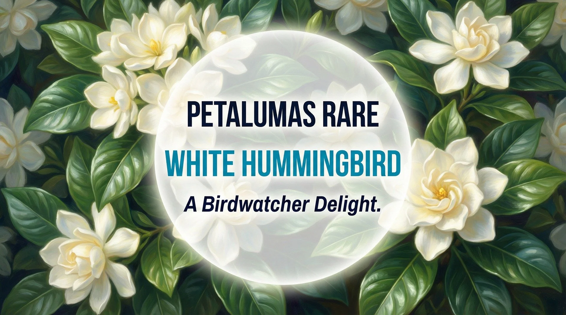 Petaluma’s Rare White Hummingbird: A Birdwatcher's Delight