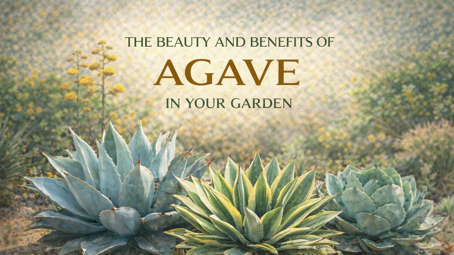 The Beauty and Benefits of Agave in Your Garden