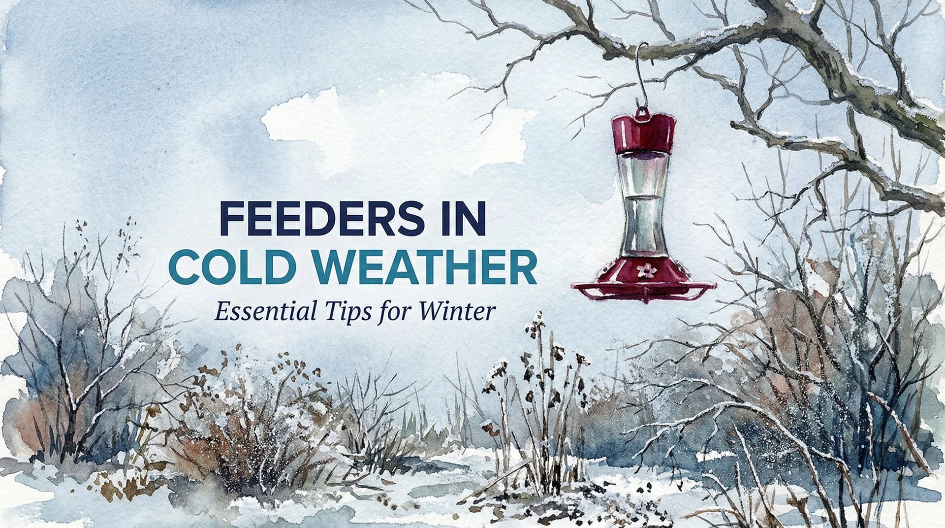 Leaving Hummingbird Feeders Out in Cold Weather: Essential Tips