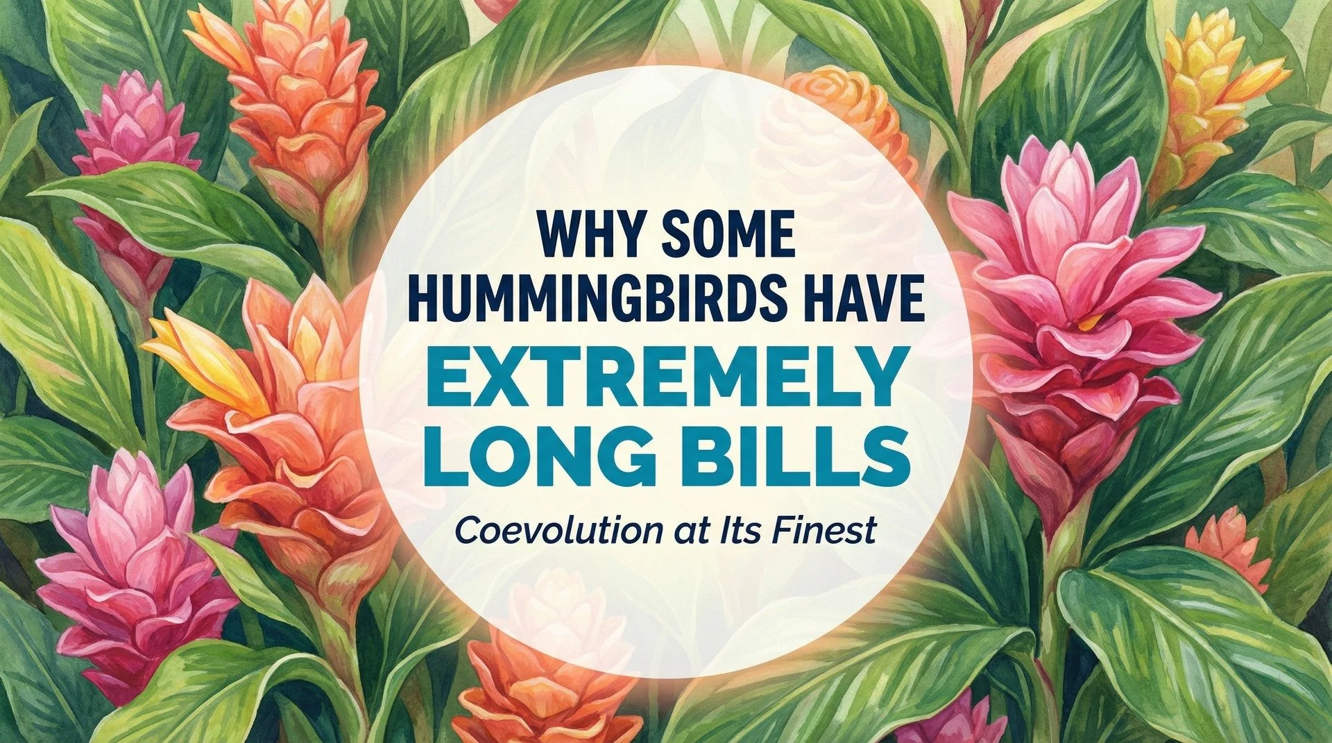 Why Some Hummingbirds Have Extremely Long Bills