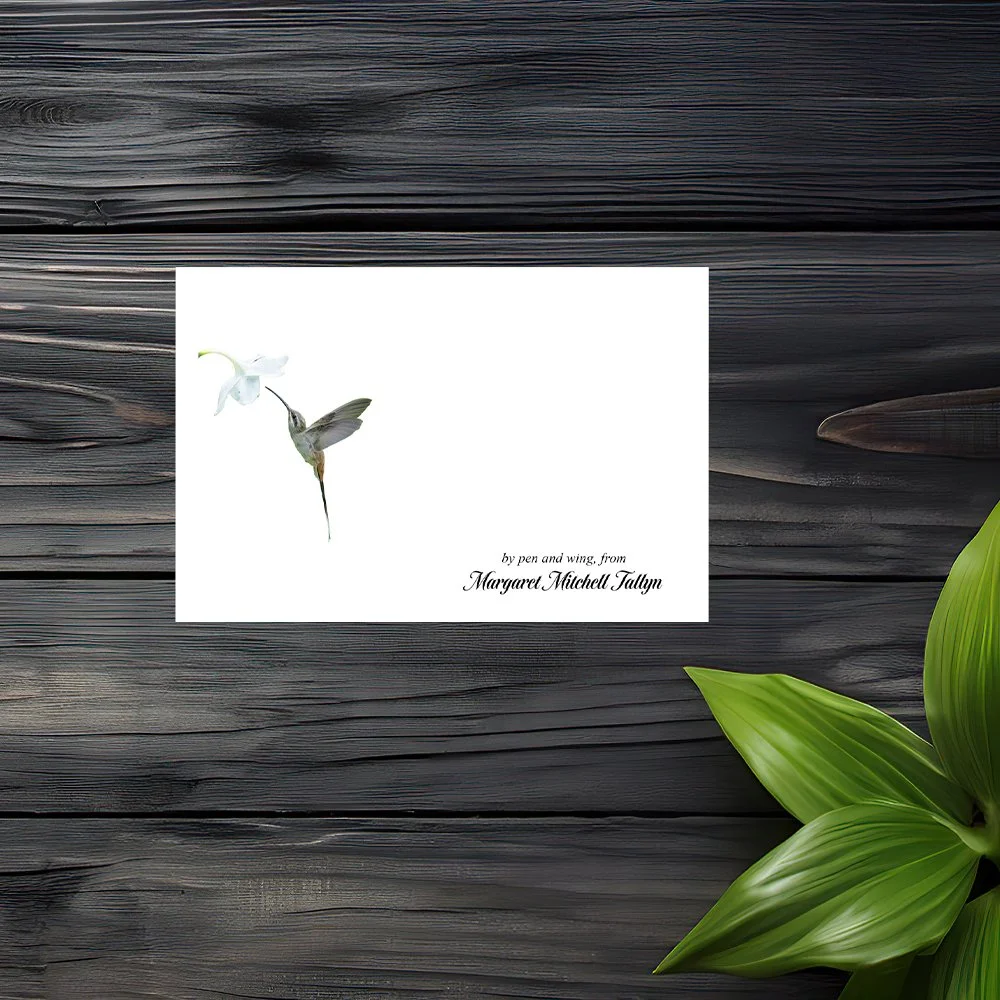 Set of 6 Personalized Note Cards