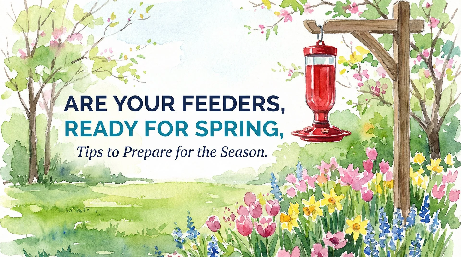 Are Your Hummingbird Feeders Ready for Spring?
