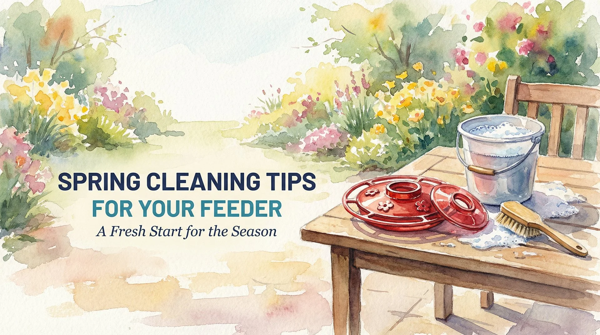 Spring Cleaning Tips for Your Hummingbird Feeder