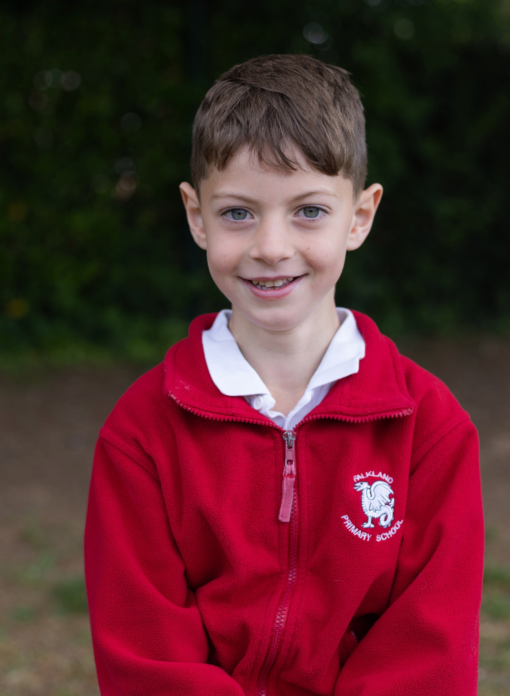 Boy looking at camera for outdoor school pictures, west berkshire outdoor school pictures