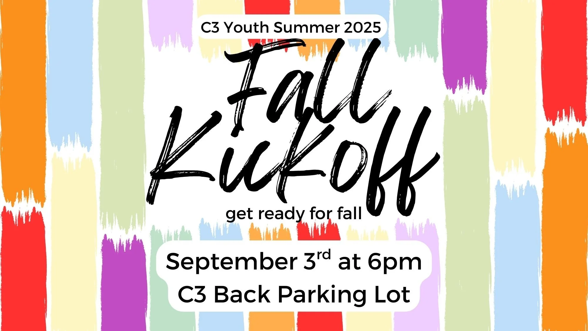 C3 Youth Fall Kickoff
