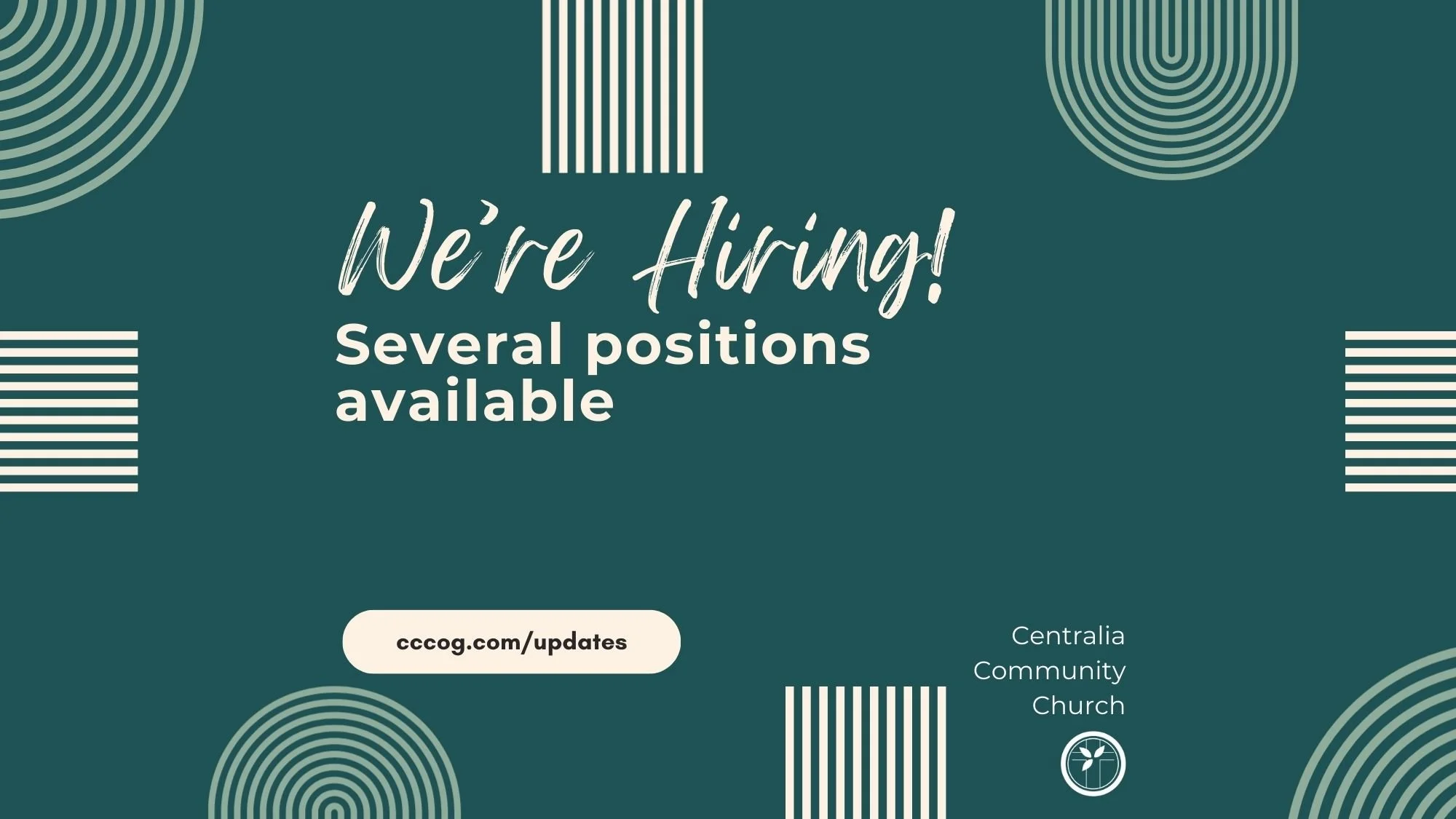 We're Hiring!