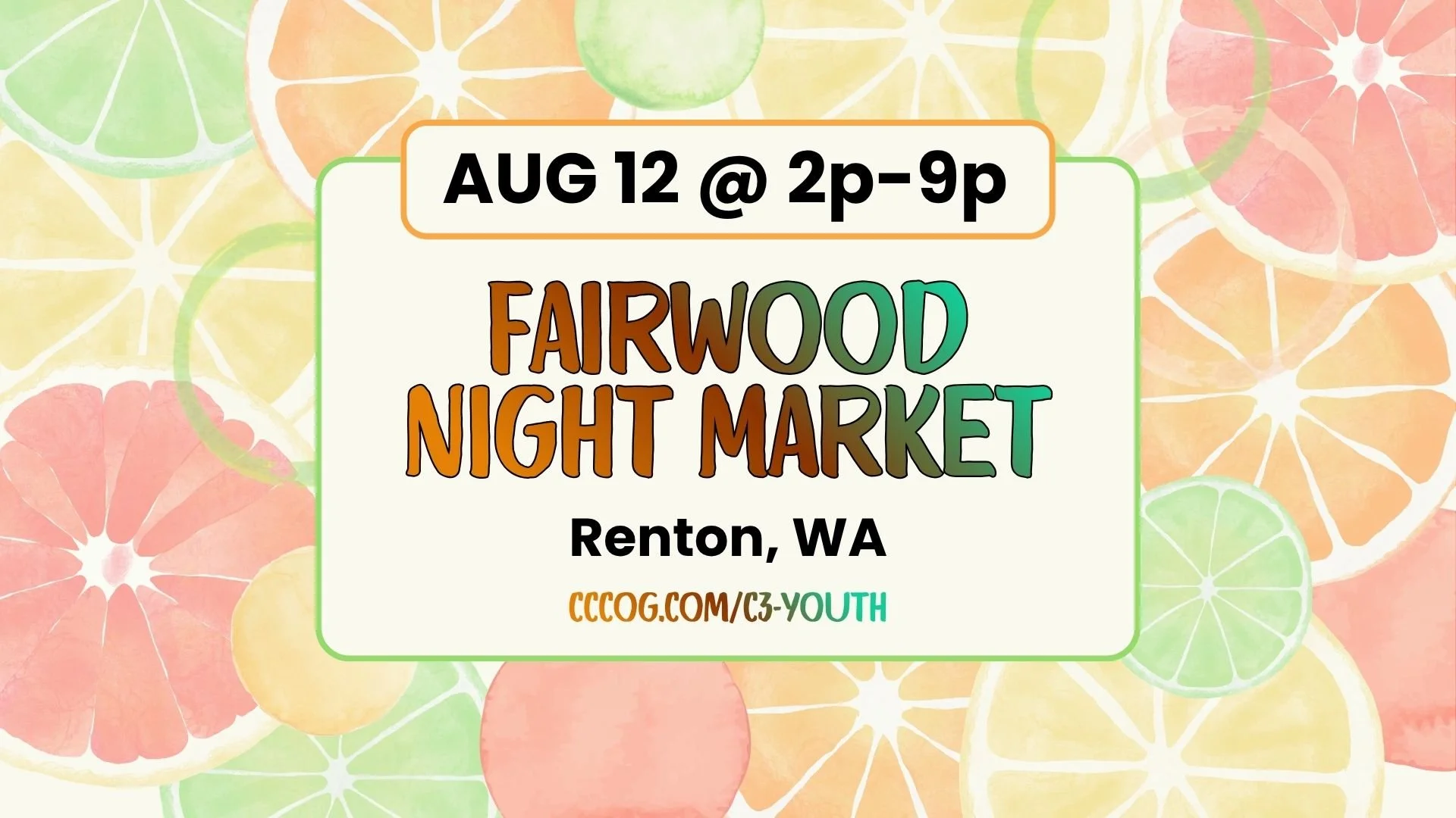 Fairwood Night Market (C3 Youth)
