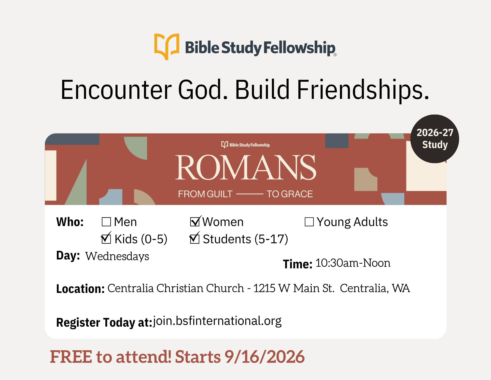 Bible Study Fellowship