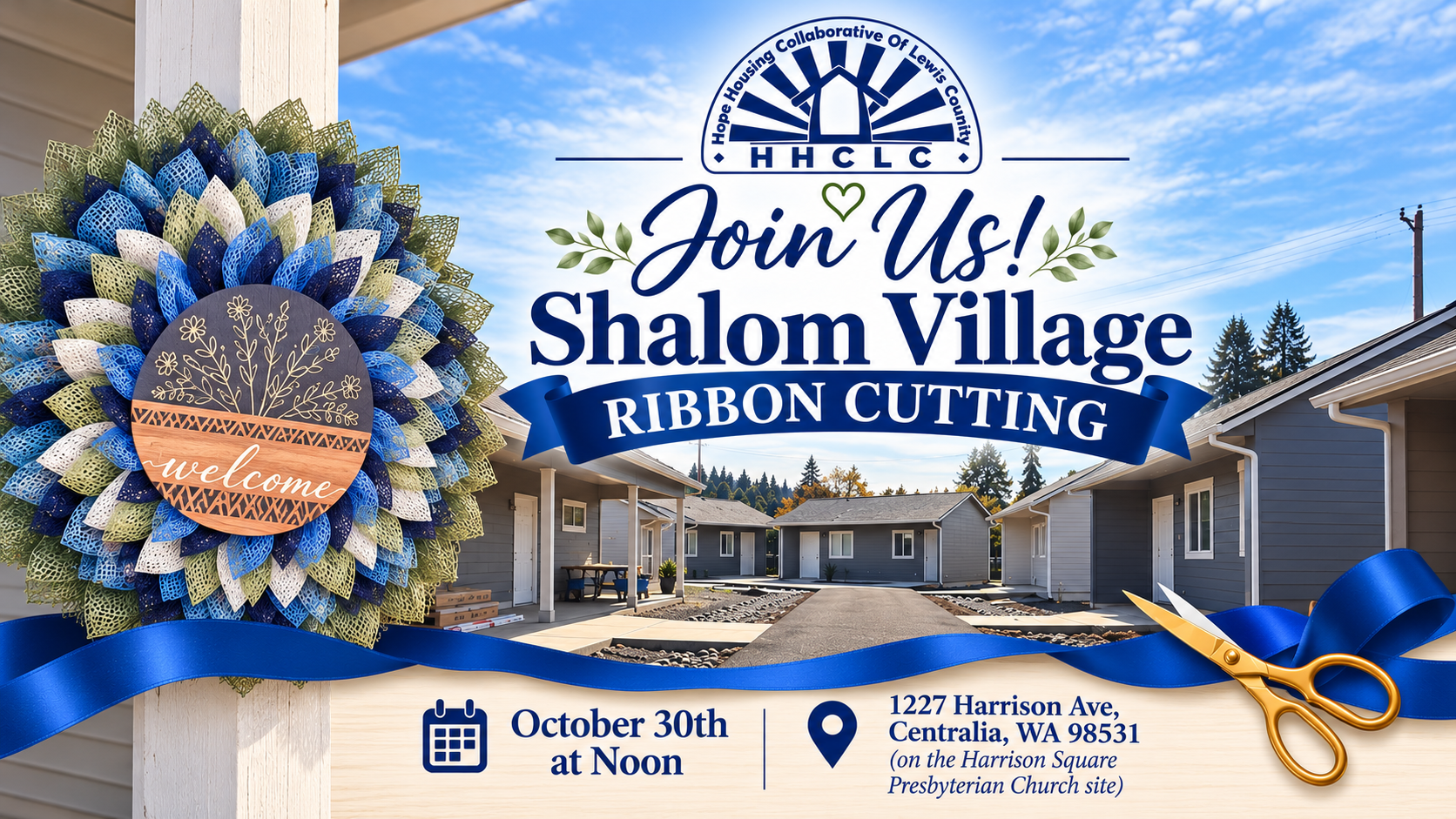 Hope Housing Shalom Village Ribbon Cutting 