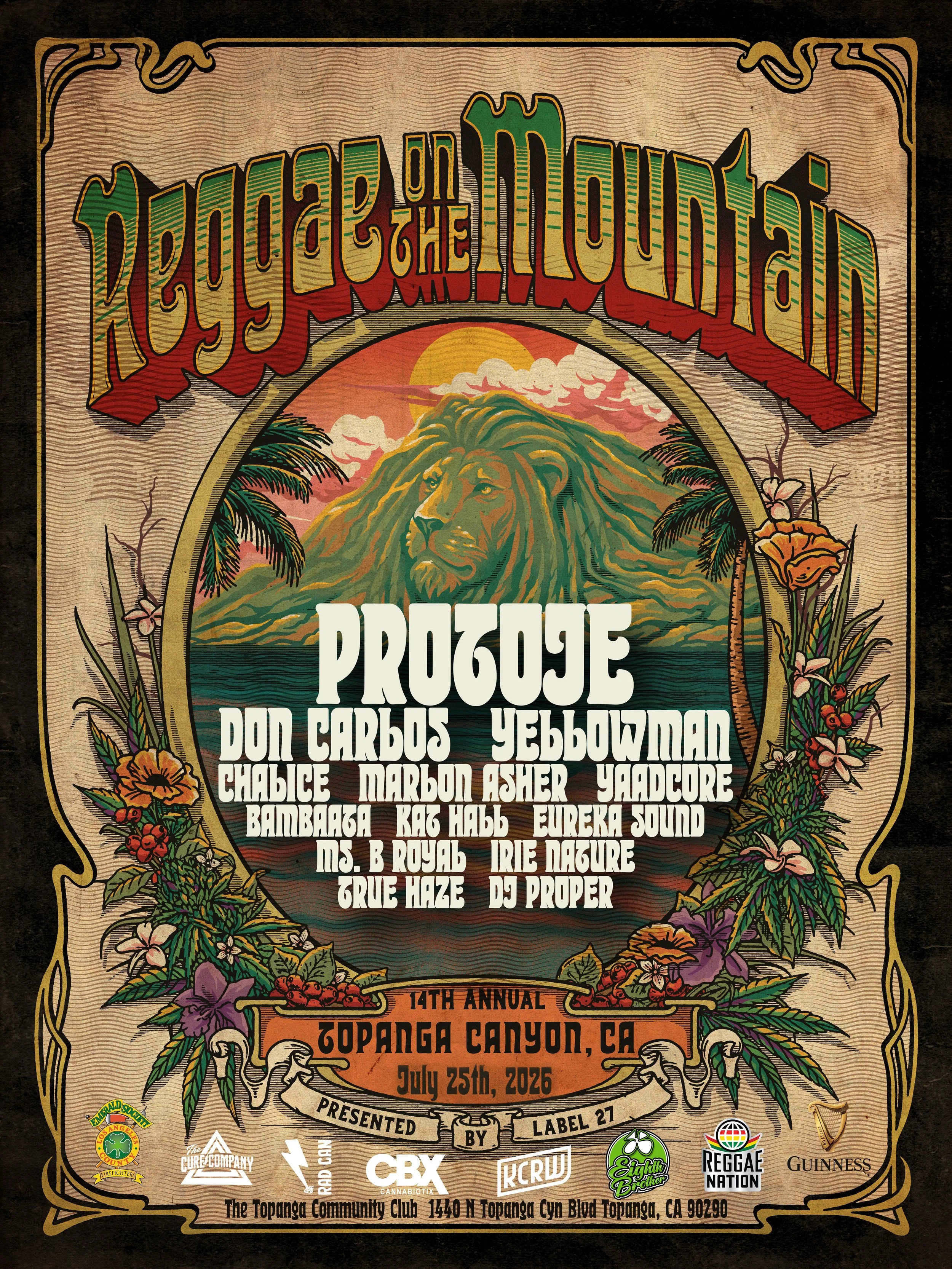 2 Tickets to Reggae On The Mountain July 25