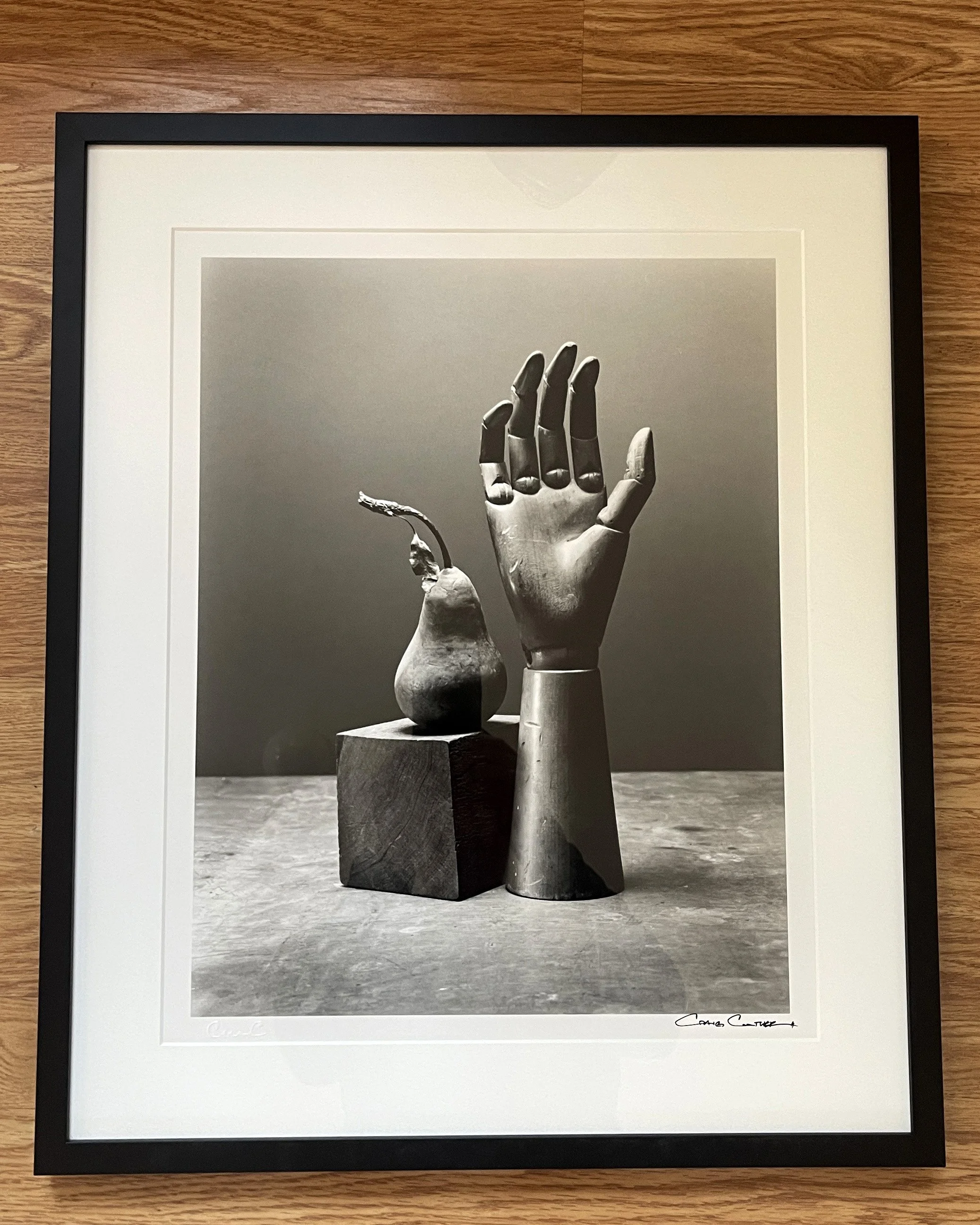 1. Craig Cutler -Signed and Framed Archival Silver Gelatin Print. Print size 14X17.5 Frame size 25X21