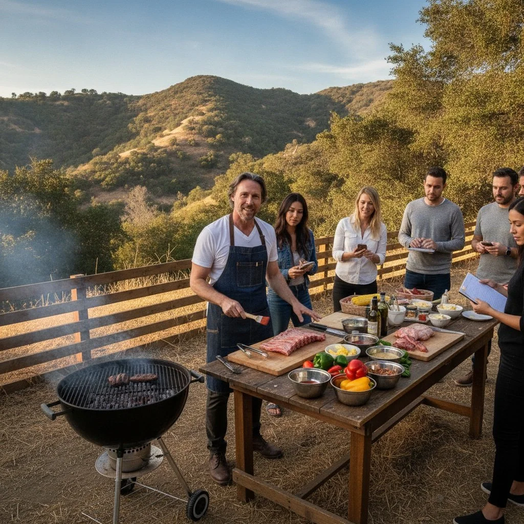 8. California Rubs Basket that includes a private cooking lesson for two. 
Value: $600 Starting bid: $100