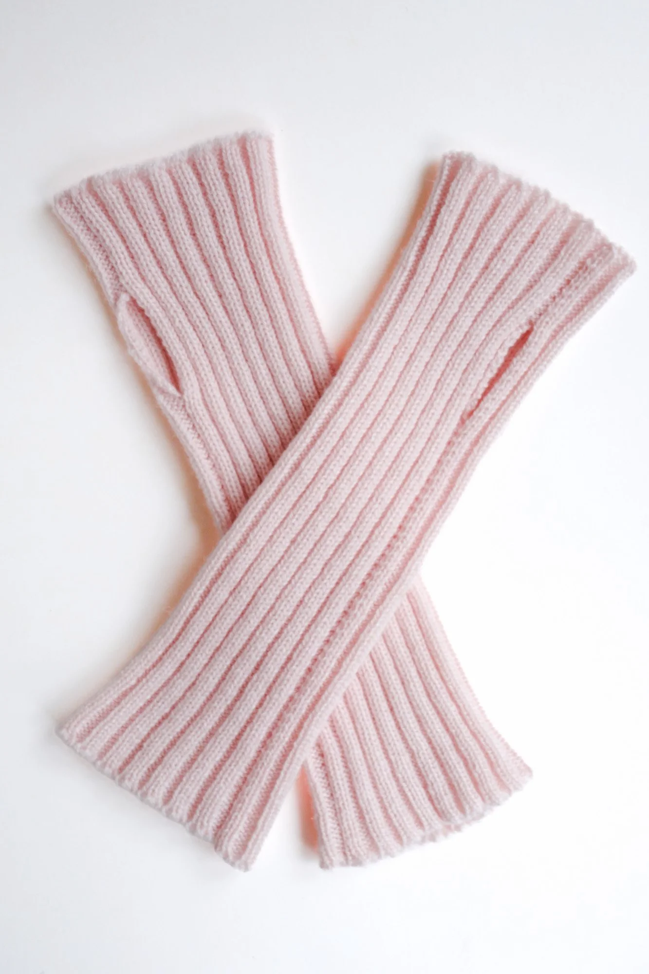 Gants sans doigts en baby cachemire