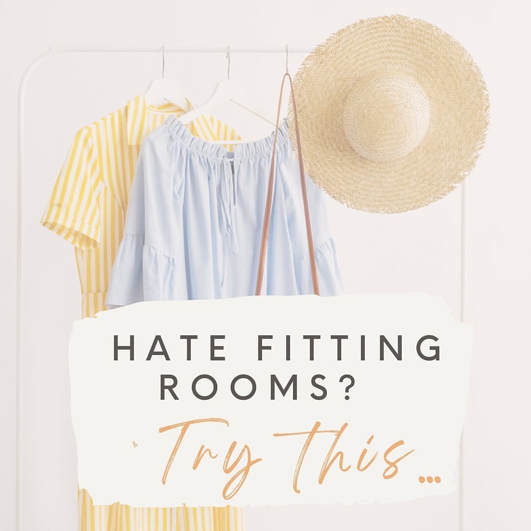 Anyone else hate trying on clothes? 🙋🏻&zwj;♀️ Earlier this week I experienced the insane stress of the fitting room. When multiple items I loved didn&rsquo;t fit the way I wanted, the mean self-talk started. And it got loud. And as I started to gam