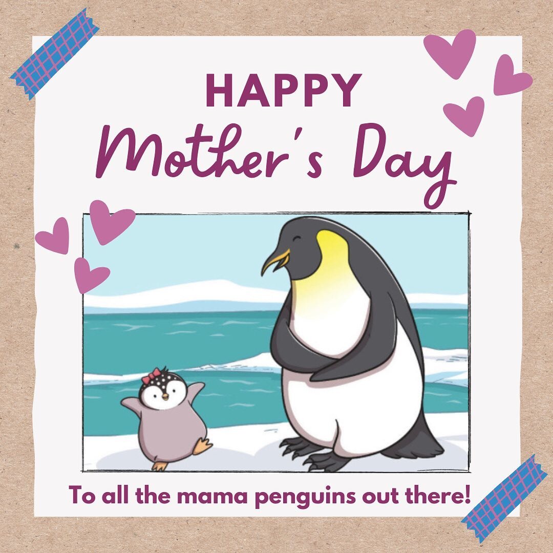 We salute the fierce mamas and mama figures out there who advocate for their little ones, use their creativity daily, plow through fatigue, and do their best each day to put fish or food on the table! Happy Mother&rsquo;s Day! #penguinsofinstagram #d