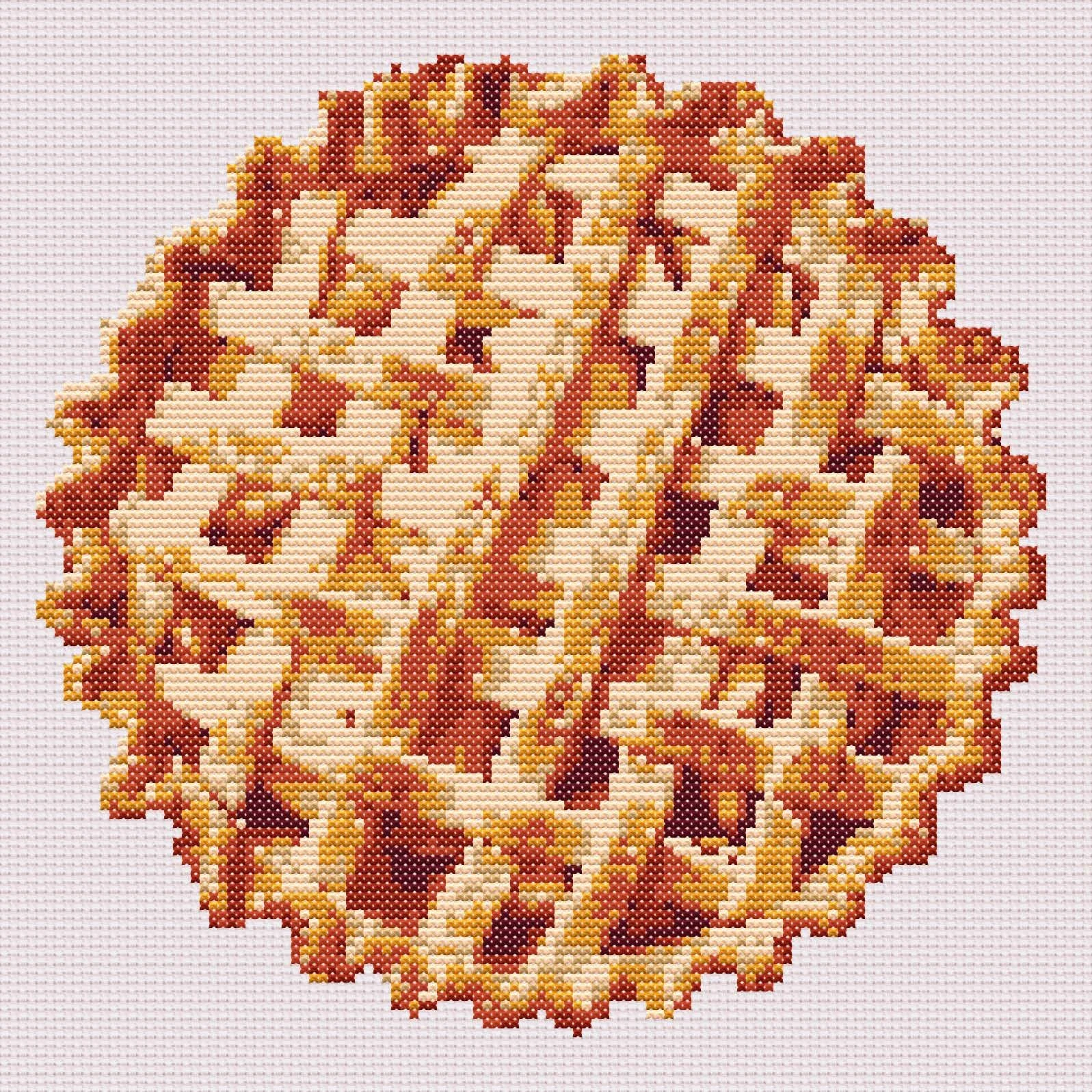 Apple Pie Cross Stitch Pattern: Digital Download
