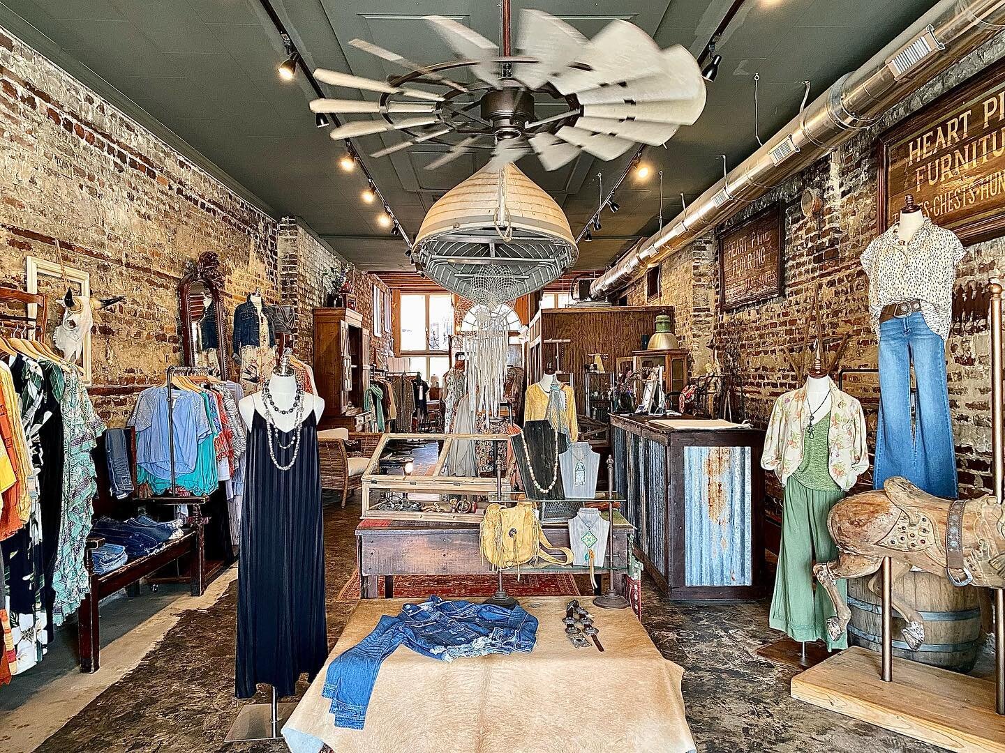 It's a beautiful day ☀️for a stroll &amp; visit with Lynda in our Georgetown shop or Elaine in our Mt Pleasant shop. 
.
New spring 🌼 goods have arrived!
.
Open today till 6pm
.
Shop either of our 2 locations: Georgetown, SC or Mt Pleasant, SC
.
#Wil
