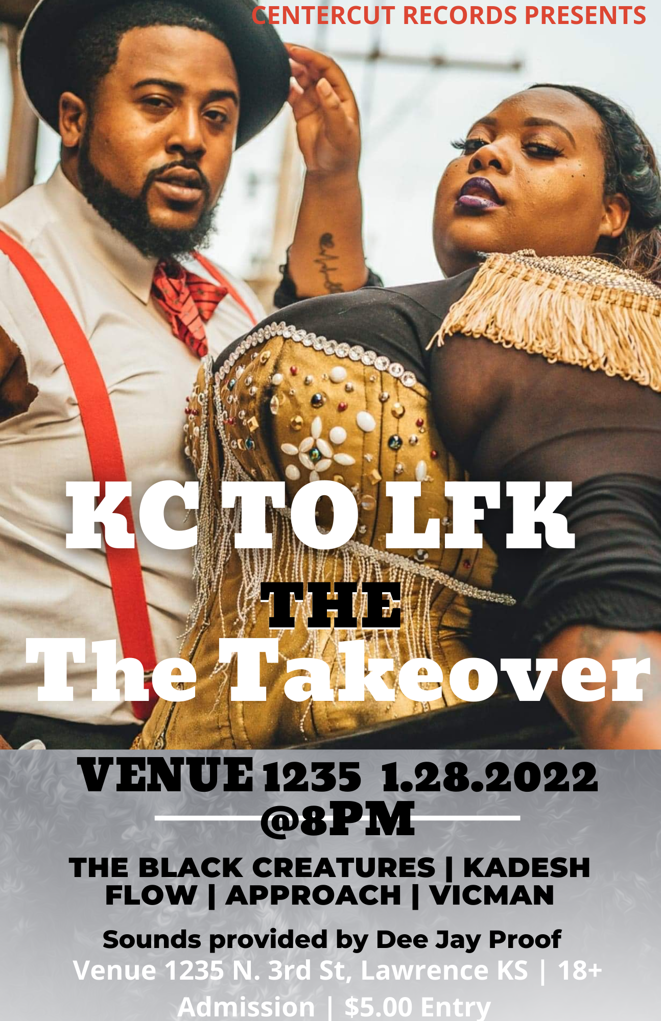 1.28.2022 @ Venue 1235 @8pm Lawrence, KS