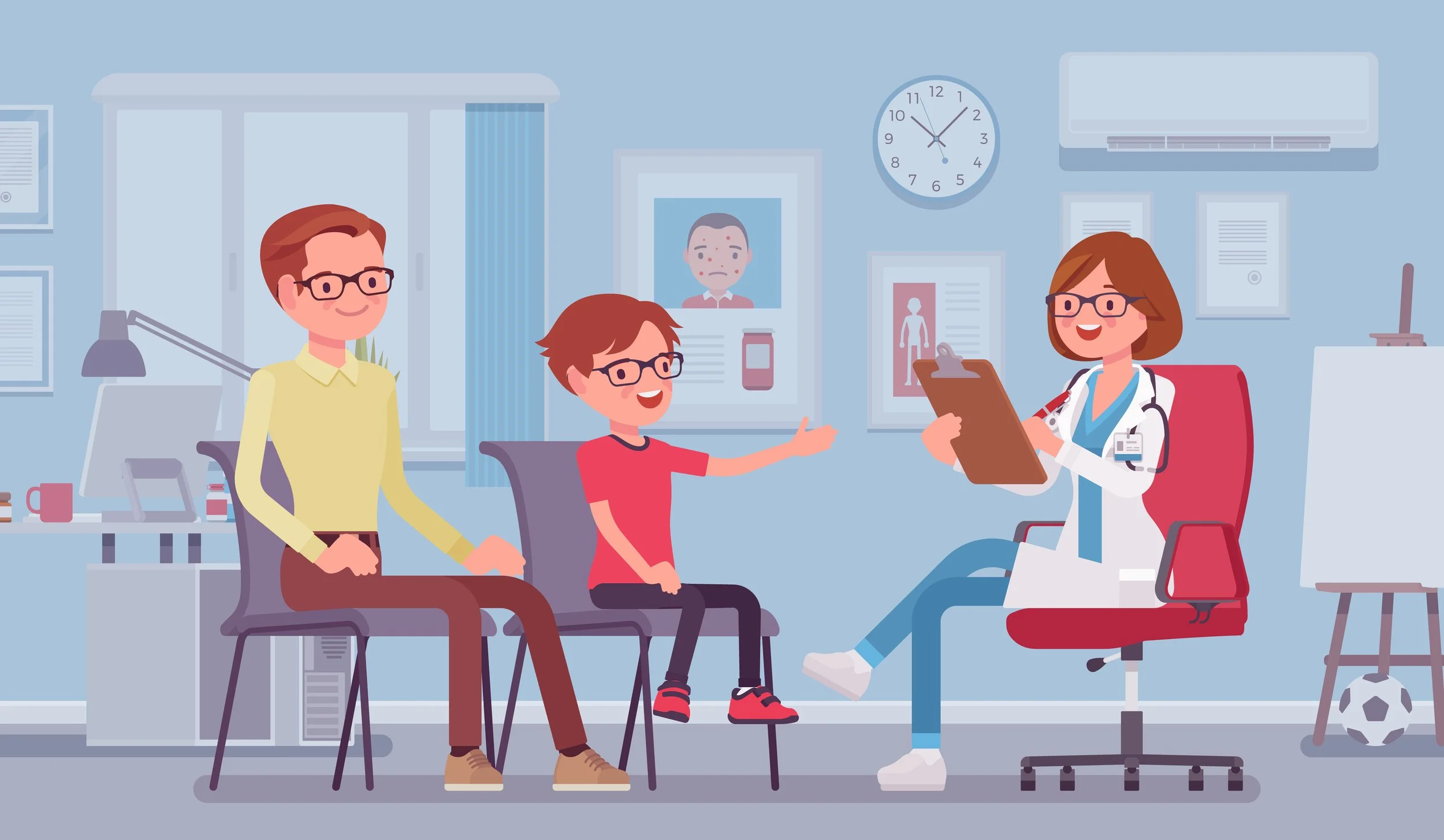 Dr. Watson Meeting with a Family