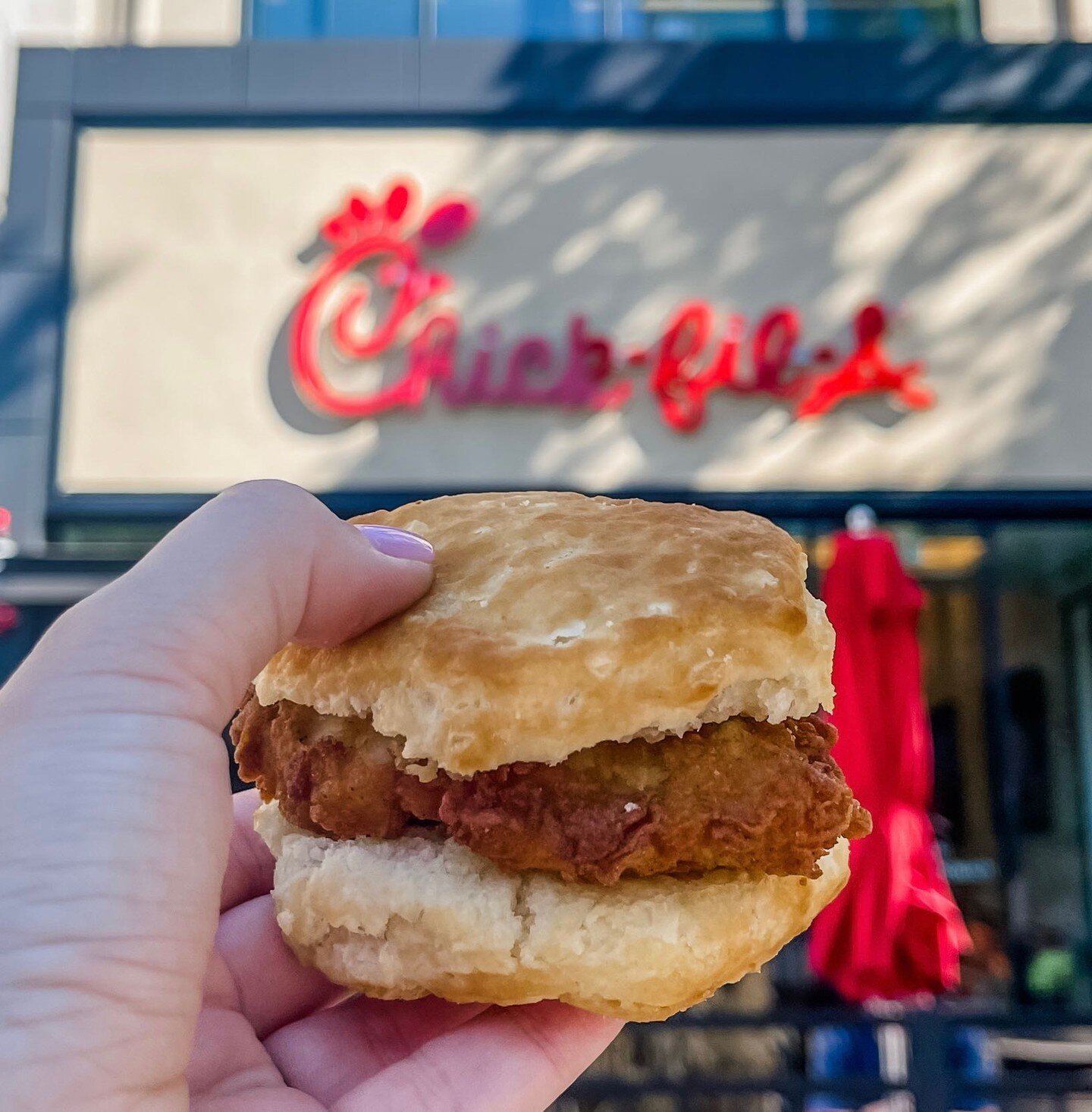 You made it to Friday! Celebrate with a Chicken Biscuit to start your day 😋
&bull;
&bull;
&bull;
#TheLittleThings #ChickfilA #MyPleasure #EatMoreChicken #EatMorChikin #HereToServe #ChickfilAMoms #OurPleasure #CFAFamily #CFA #ChickfilAIsLife #CFATeam
