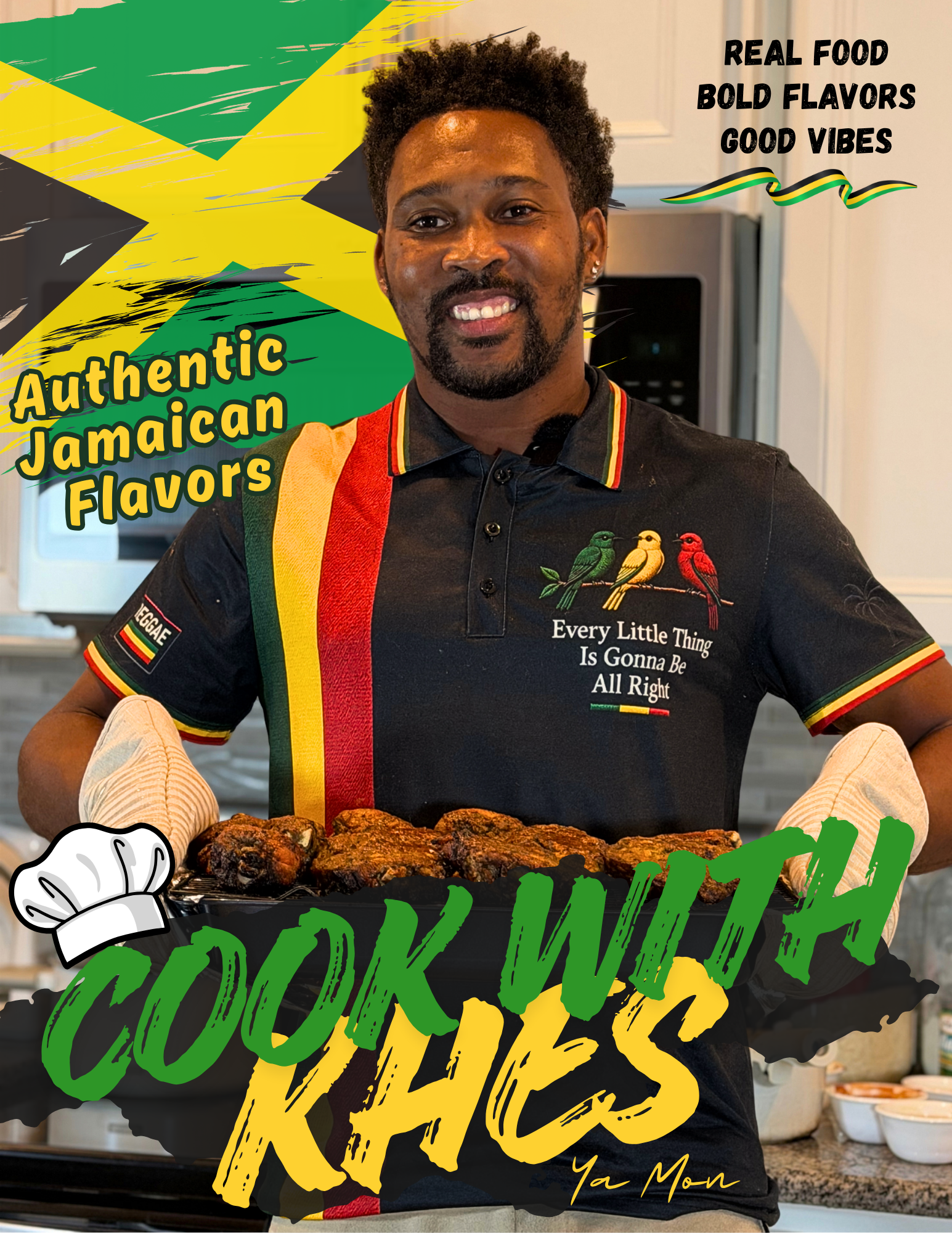 Jamaican Me Cook With Khesanio Hall