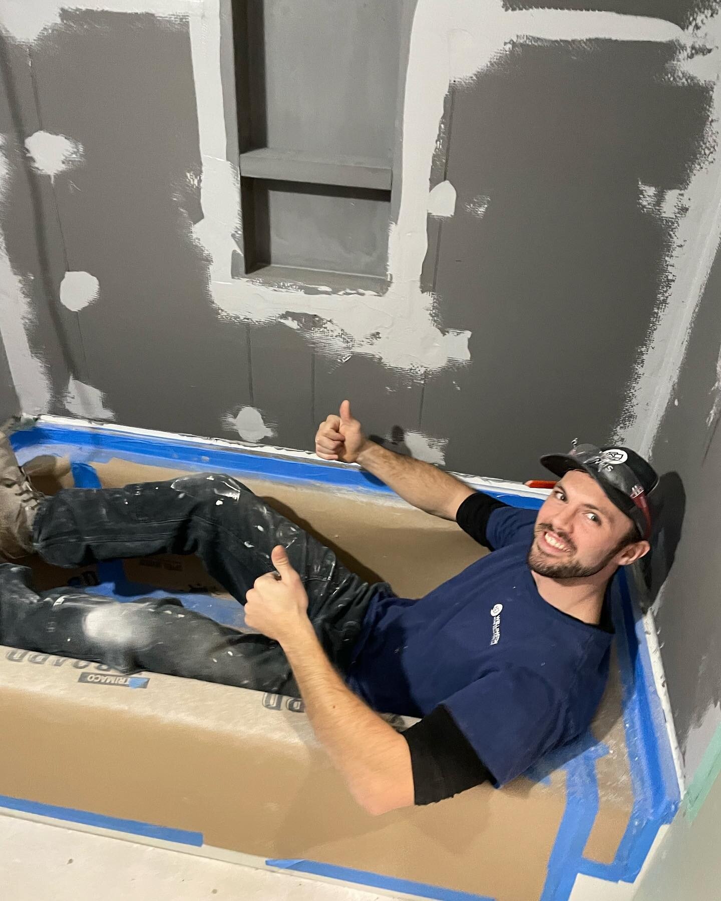 We often get the chance ti be the first ones in the new tub! Rub a dub dub! 
Get in touch with us today if you want us to upgrade your bathroom too!

#remodel #bathroomremodel #rubadub