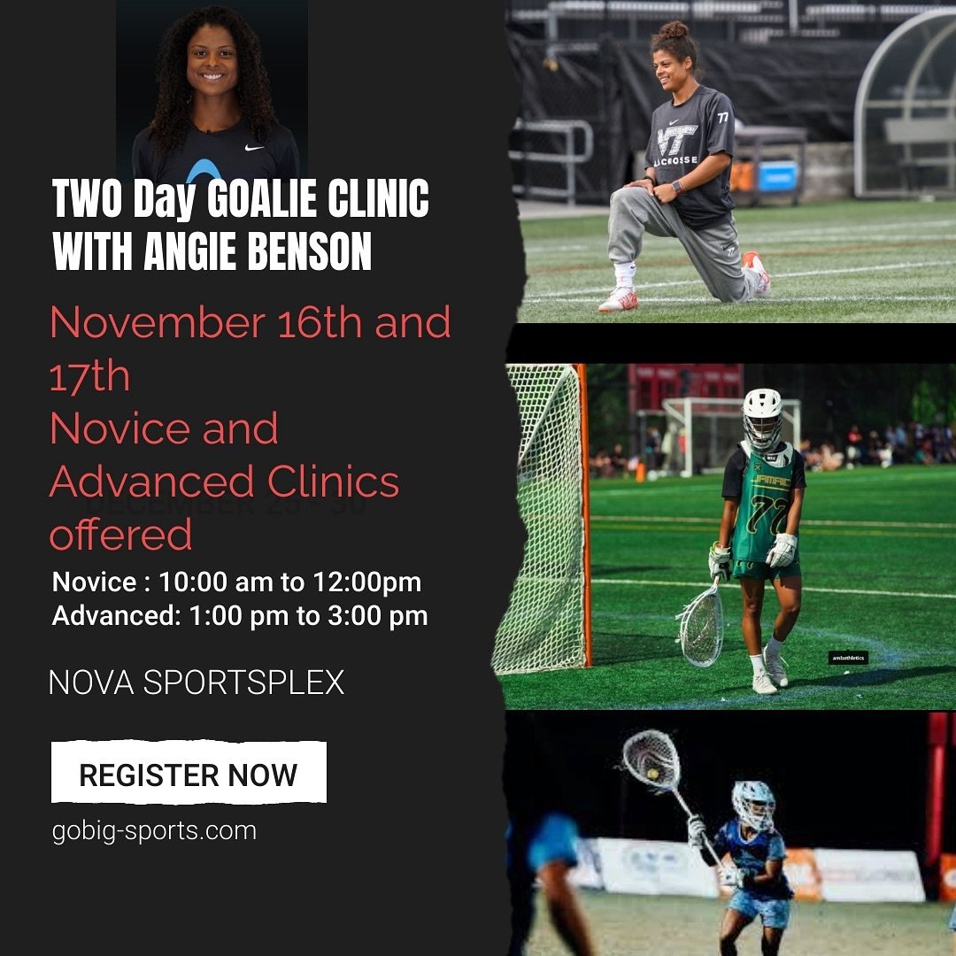 📍Maryland Bound 🤩

Excited to team up with @gobig_sports for a 2 DAY Goalie Experience‼️ Let&rsquo;s get to work😎

*limited spots 

Link: 
gobig-sports.com

https://gobig-sports.com/camps-and-clinics-2/