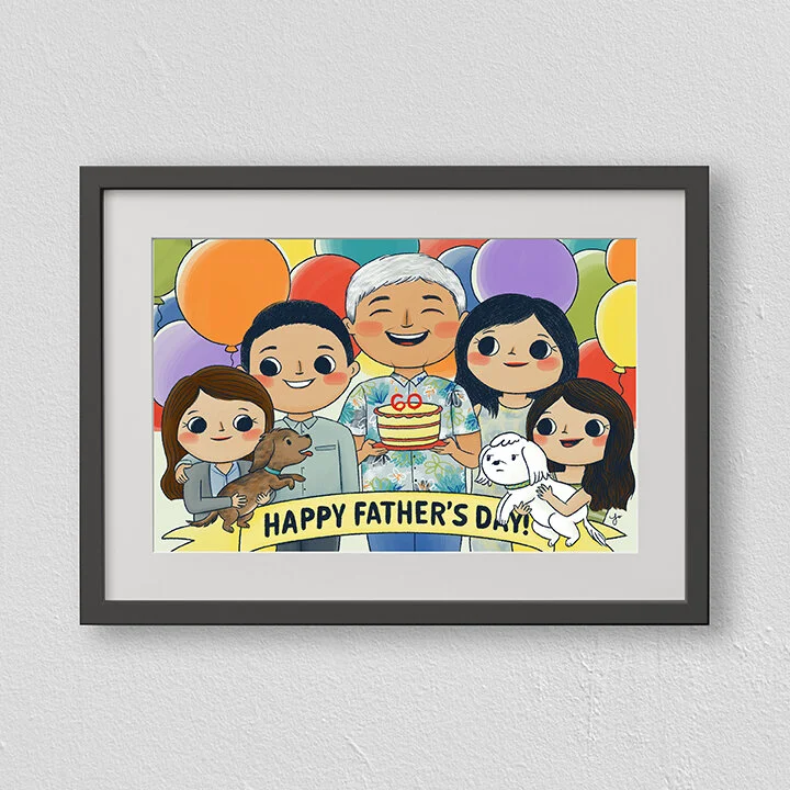 N's Father's Day Portrait