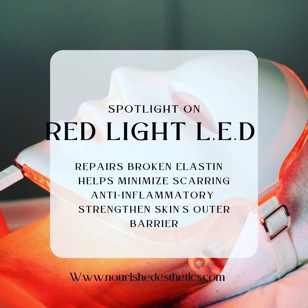 ❤Get your dose of age reversal with a little Red LED therapy.  Many of you like myself have scarring or sun spots. This healing color will help repair those broken elastin fibers and strengthen our outer skin barrier to protect! ❤ 
I recommend 1-3x w