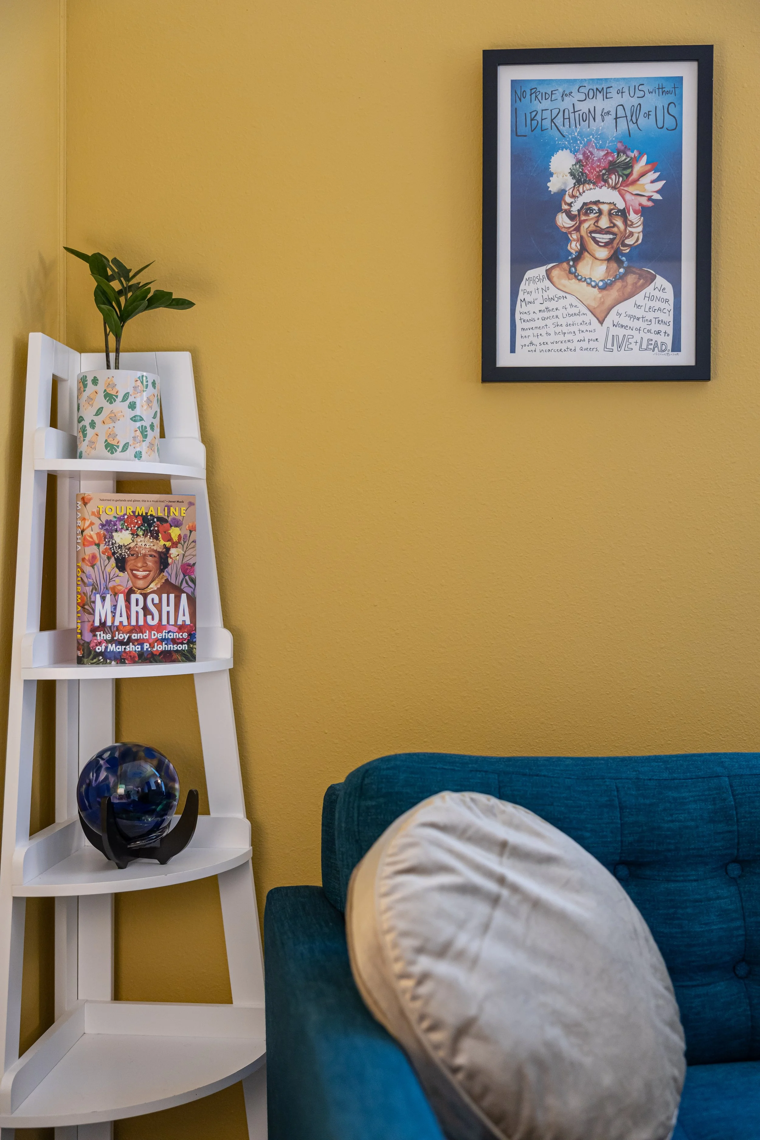Therapy room named for Marsha P Johnson