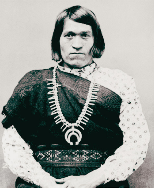 Portrait of We'wha, Zuni lhamana and cultural ambassador